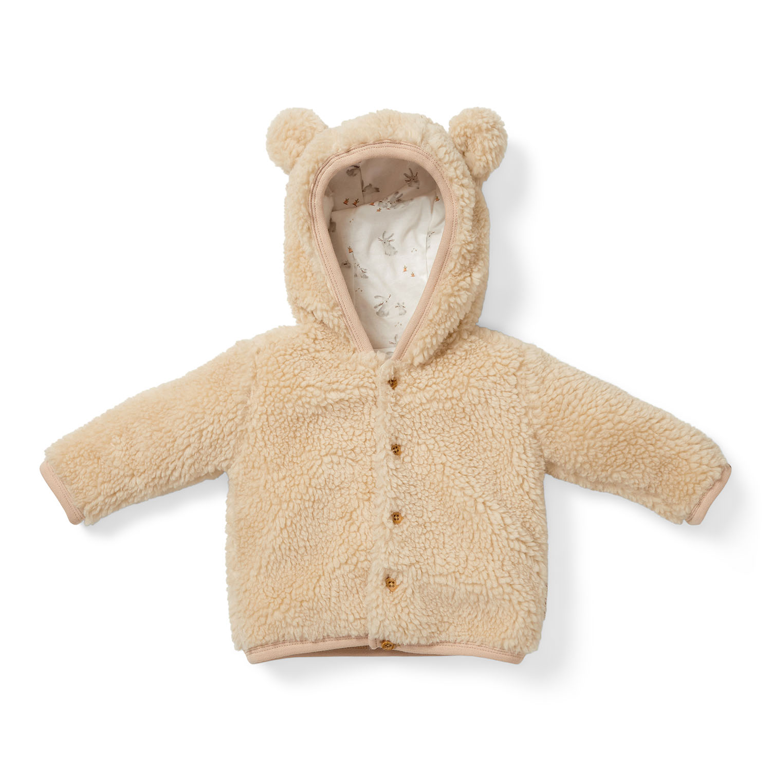 Jacke Bunny Teddyfell Winter beige (Gr. 68)