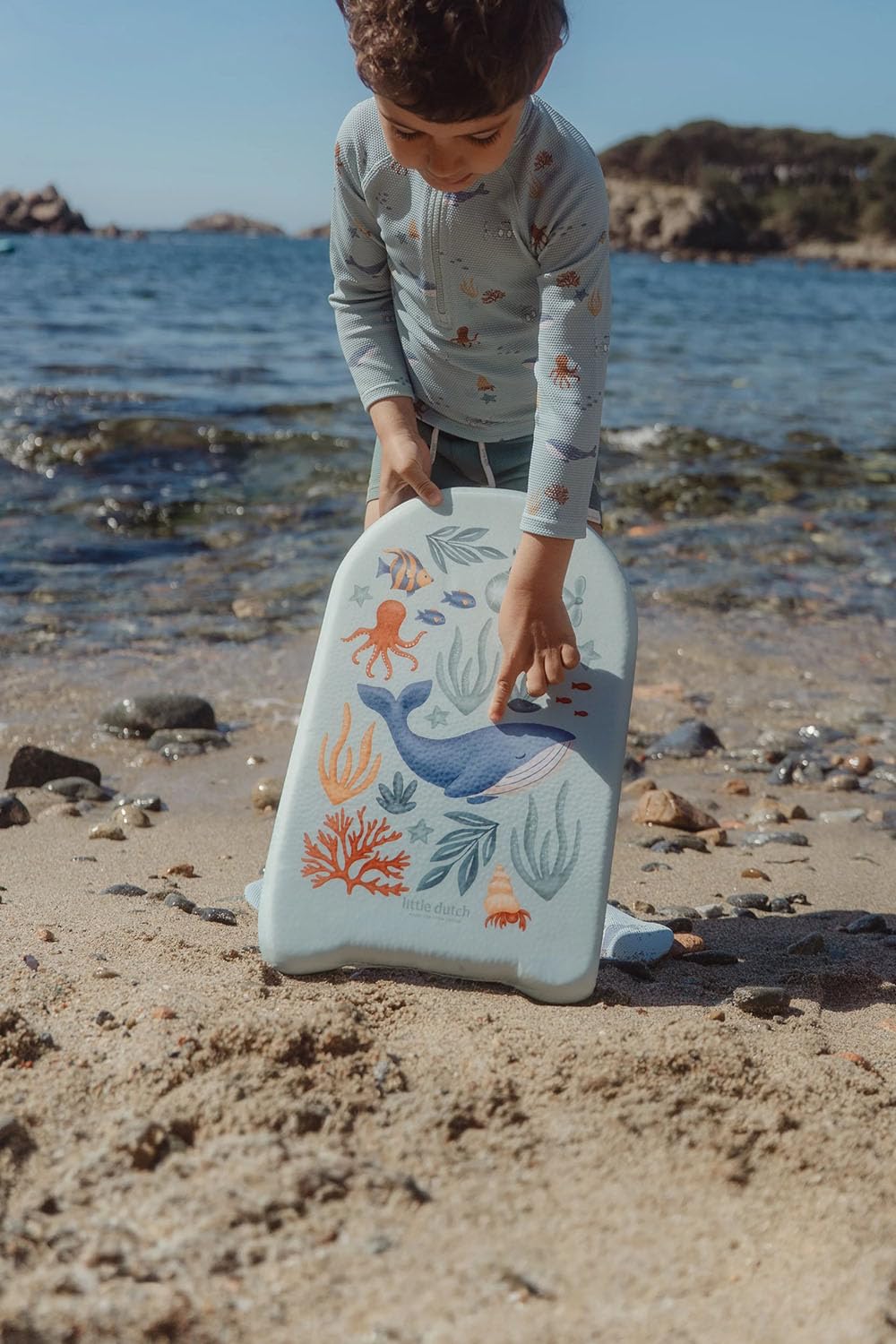 Schwimmbrett / Surfbrett - Ocean World blau