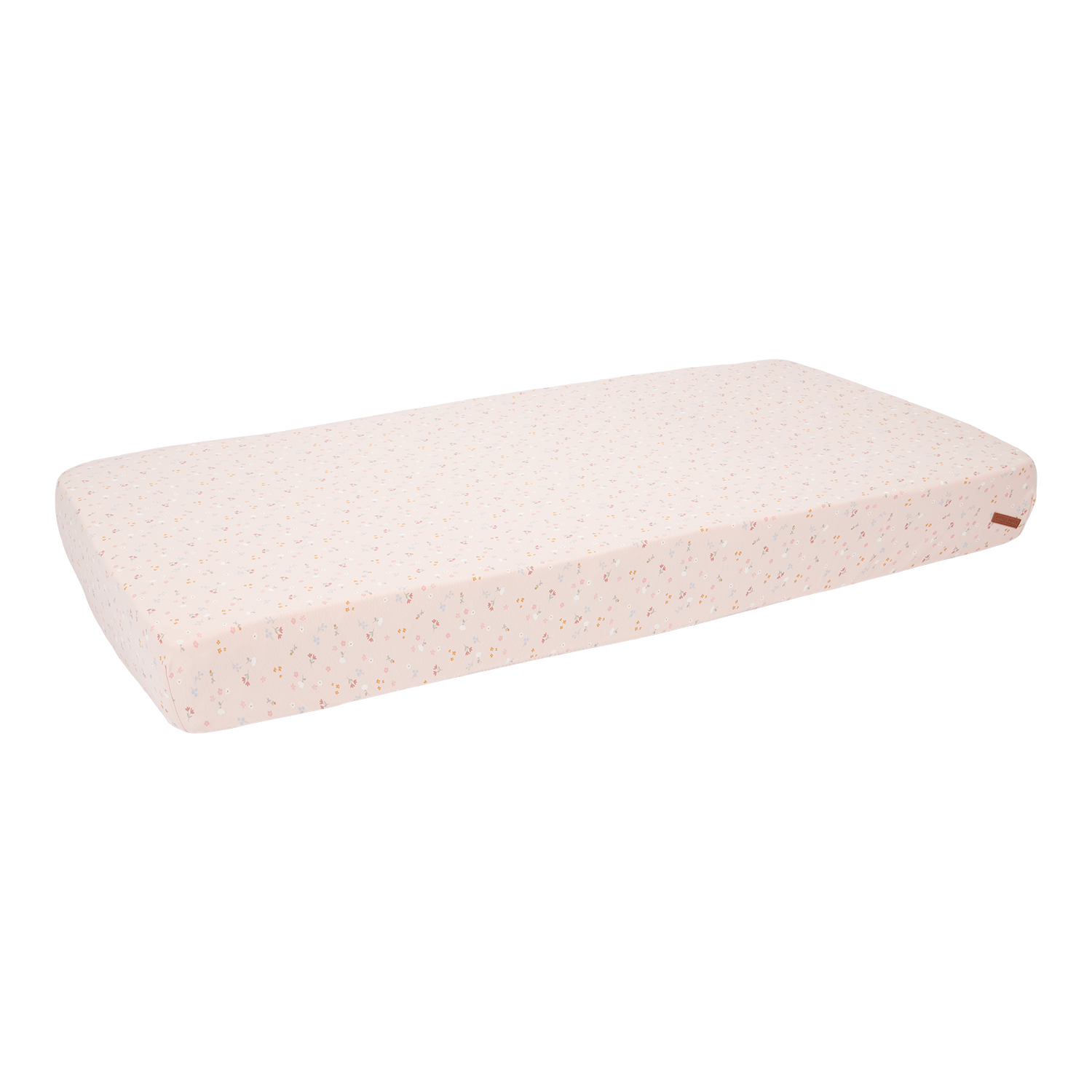 Spannbetttuch für Babybett Little pink Flowers (60x120 cm)