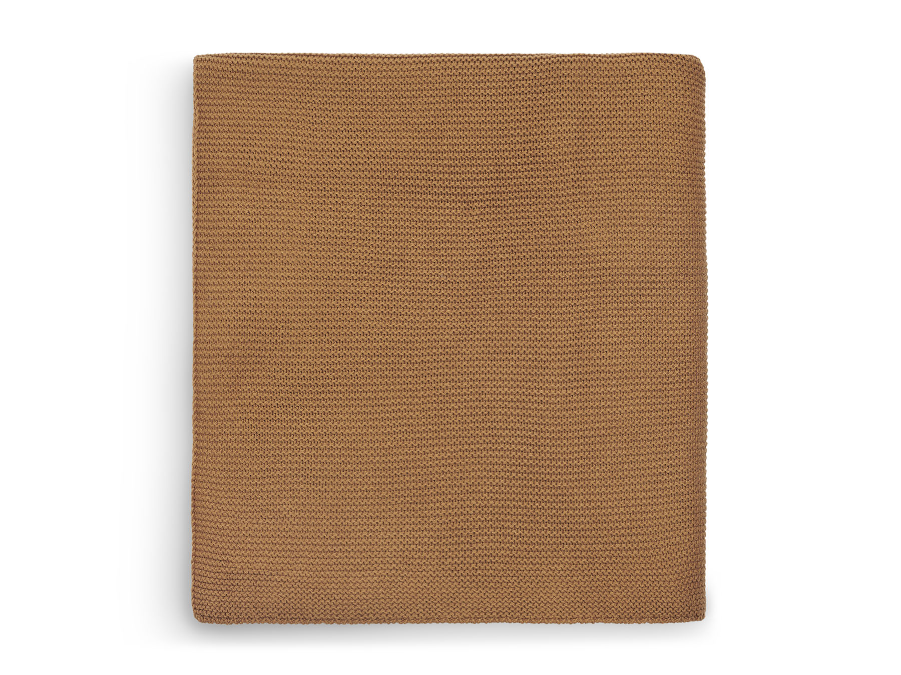 Kinderdecke Strickdecke Basic Knit karamell (100x150 cm)