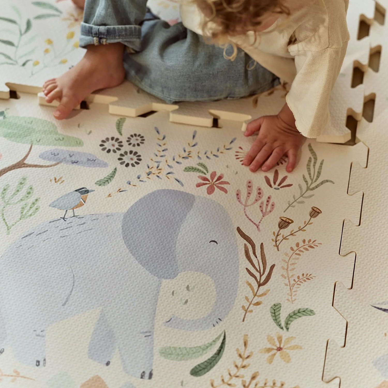 Spielmatte Puzzlematte 6 Teile - Safari Friends