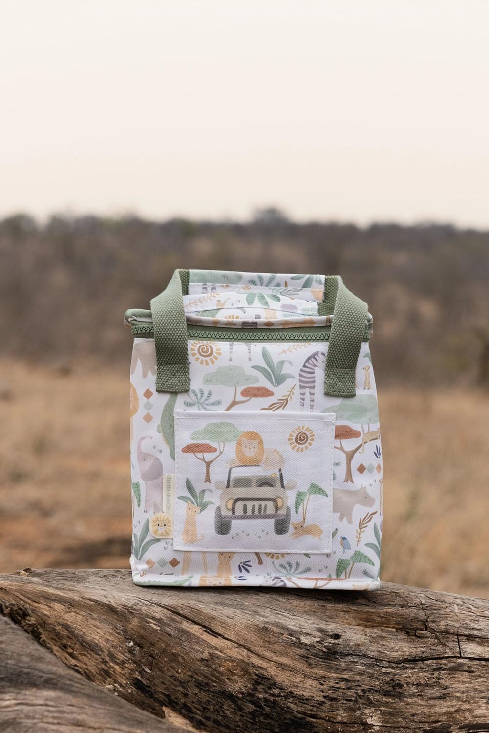 Kühltasche - Safari Friends weiß / grün