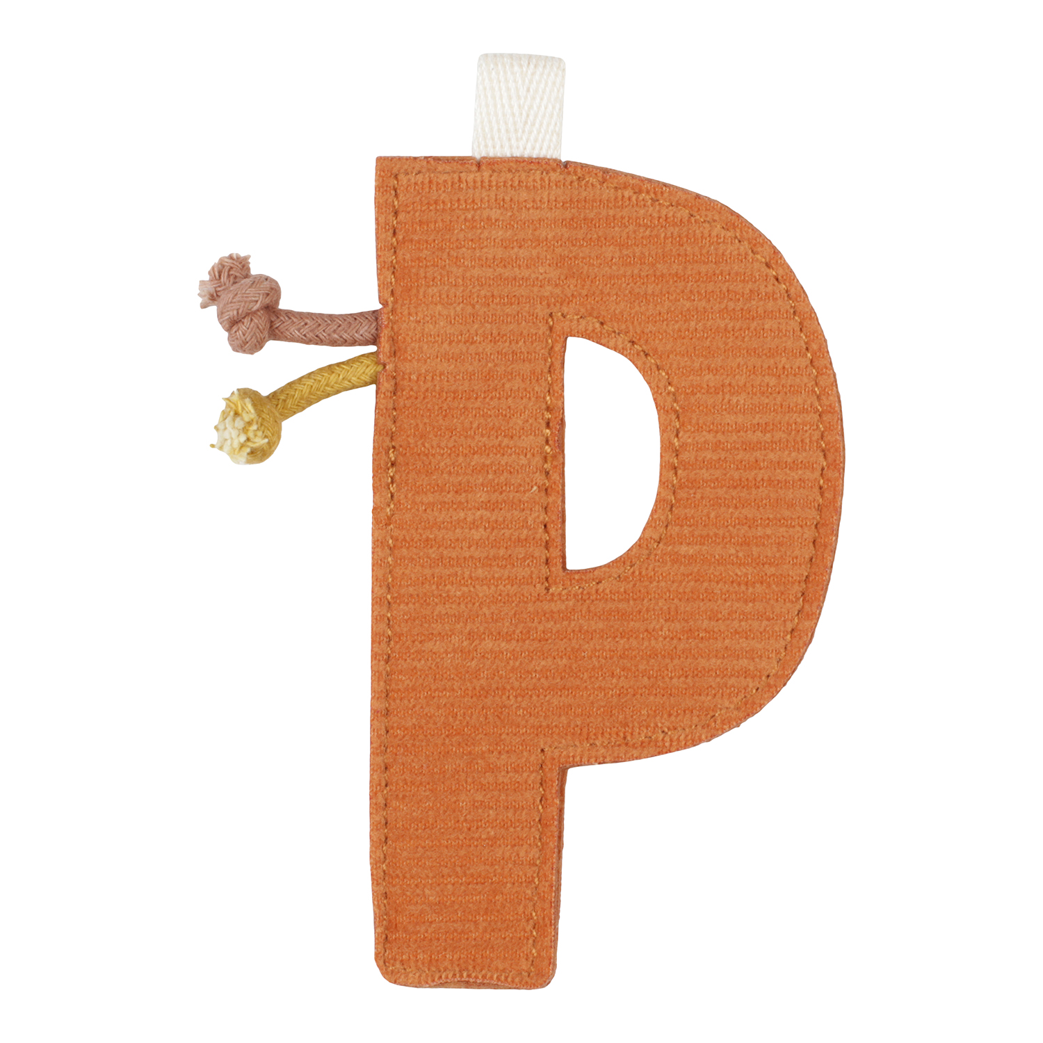 Anhänger Stoffbuchstabe "P" Anhänger Stoffbuchstabe "P"