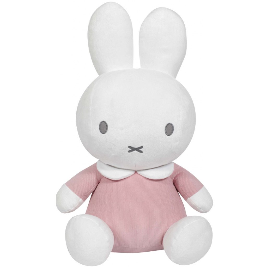 Stofftier Kuscheltier Miffy Hase Cord rosa 32 cm