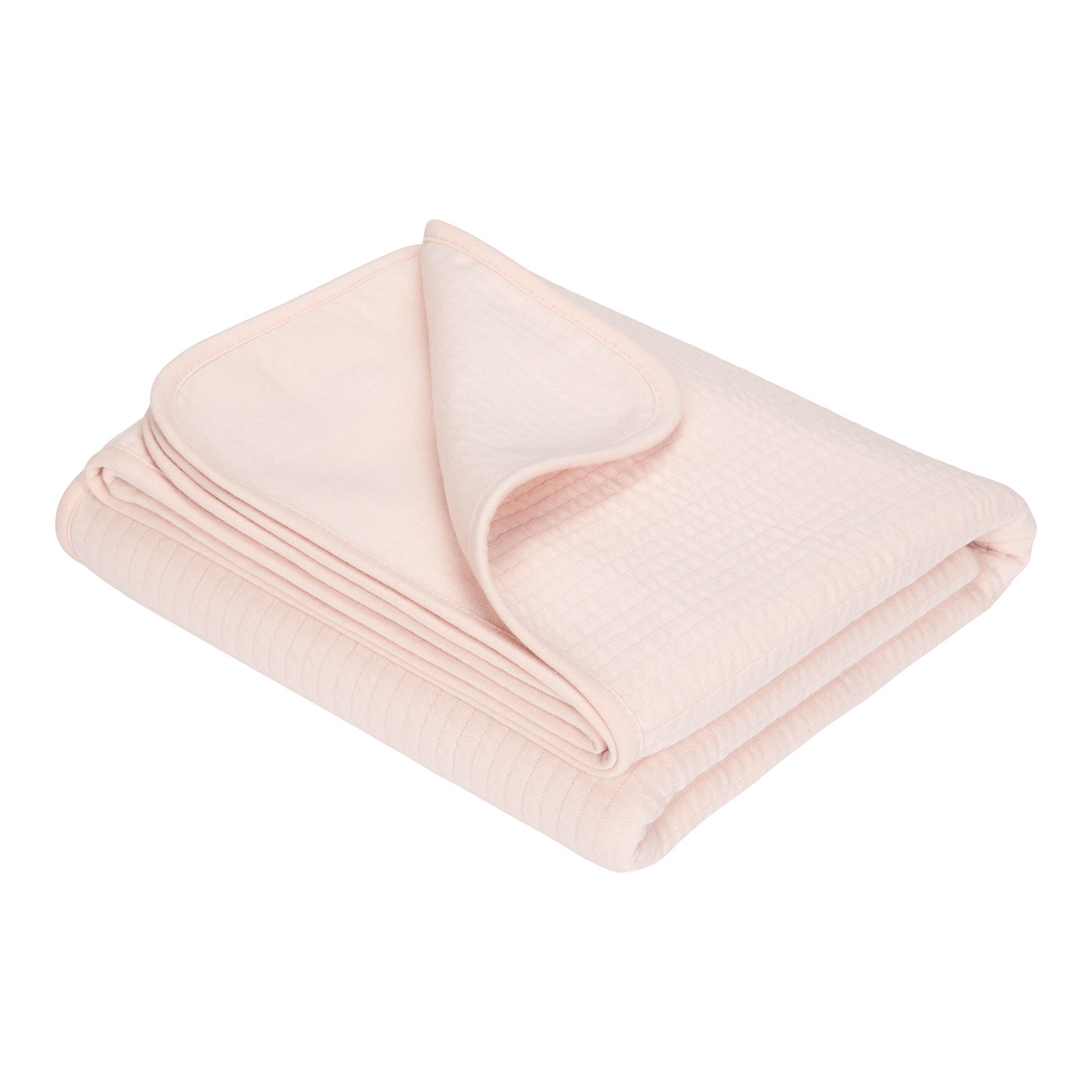 Kinderdecke Pure soft pink (110x140 cm)