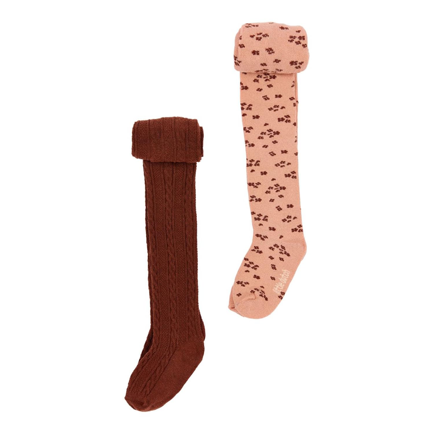 Strumpfhose 2er Set gestrickt - Safari Friends (Gr. 98/104)