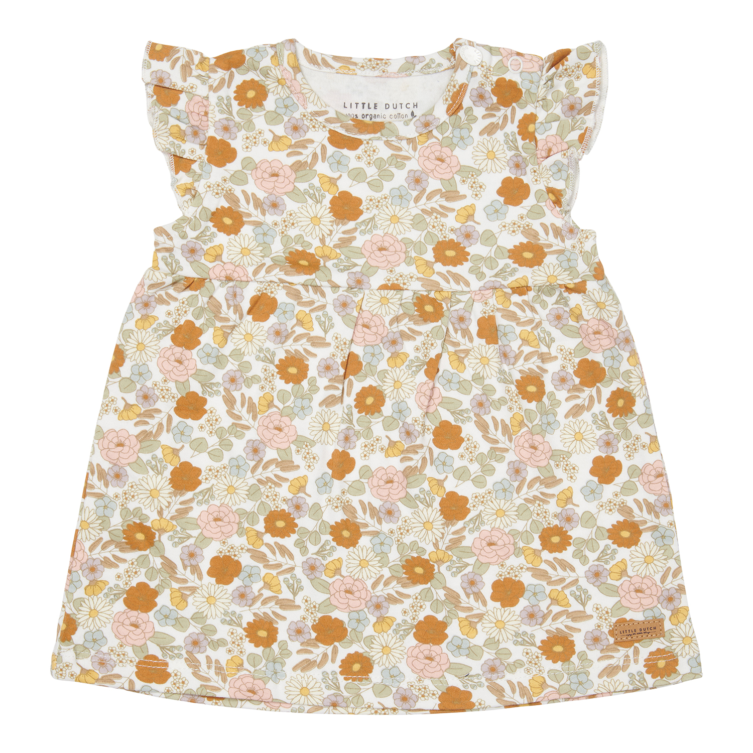 Kleid ärmellos mit Rüschen Vintage Little Flowers (Gr. 50/56) Kleid ärmellos mit Rüschen Vintage Little Flowers (Gr. 50/56)