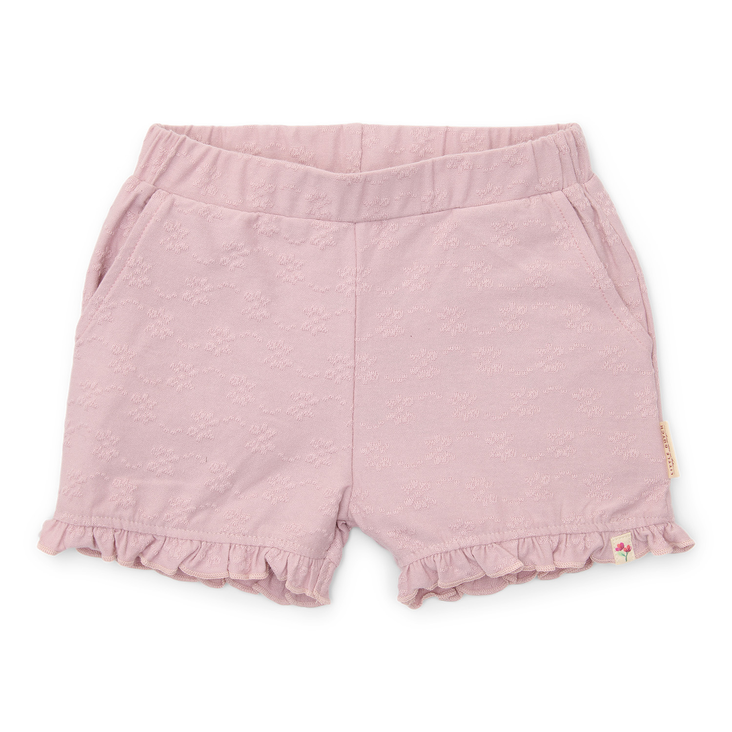 Kurze Hose / Shorts mit Rüschen - Fairy Garden lila (Gr. 74) Kurze Hose / Shorts mit Rüschen - Fairy Garden lila (Gr. 74)