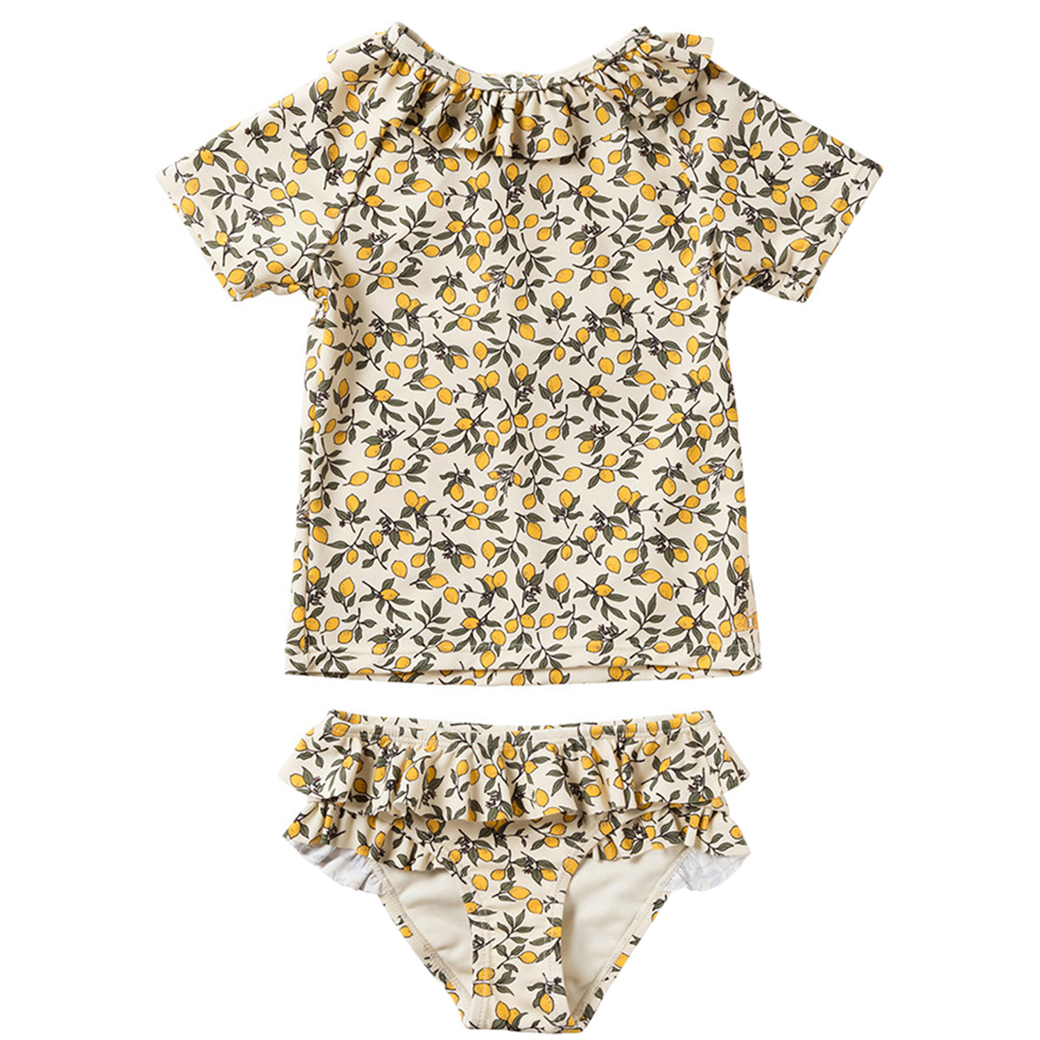 Schwimmshirt + Badehose 2er Set - Lemons / Shortbread (Gr. 62/68)