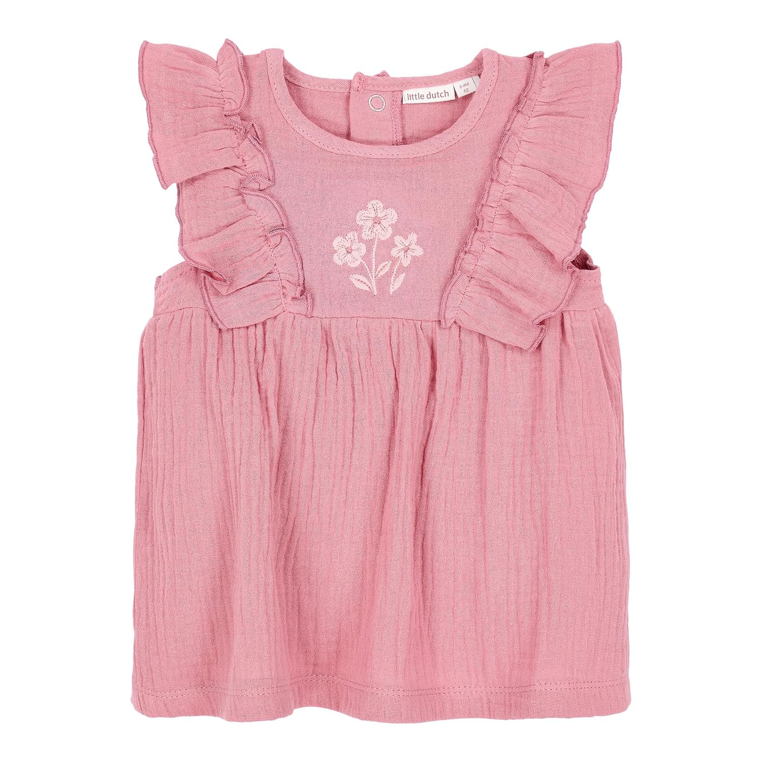 Kleid ärmellos mit Bloomer mit Rüschen Pink Blush - Fairy Garden rosa (Gr. 50)