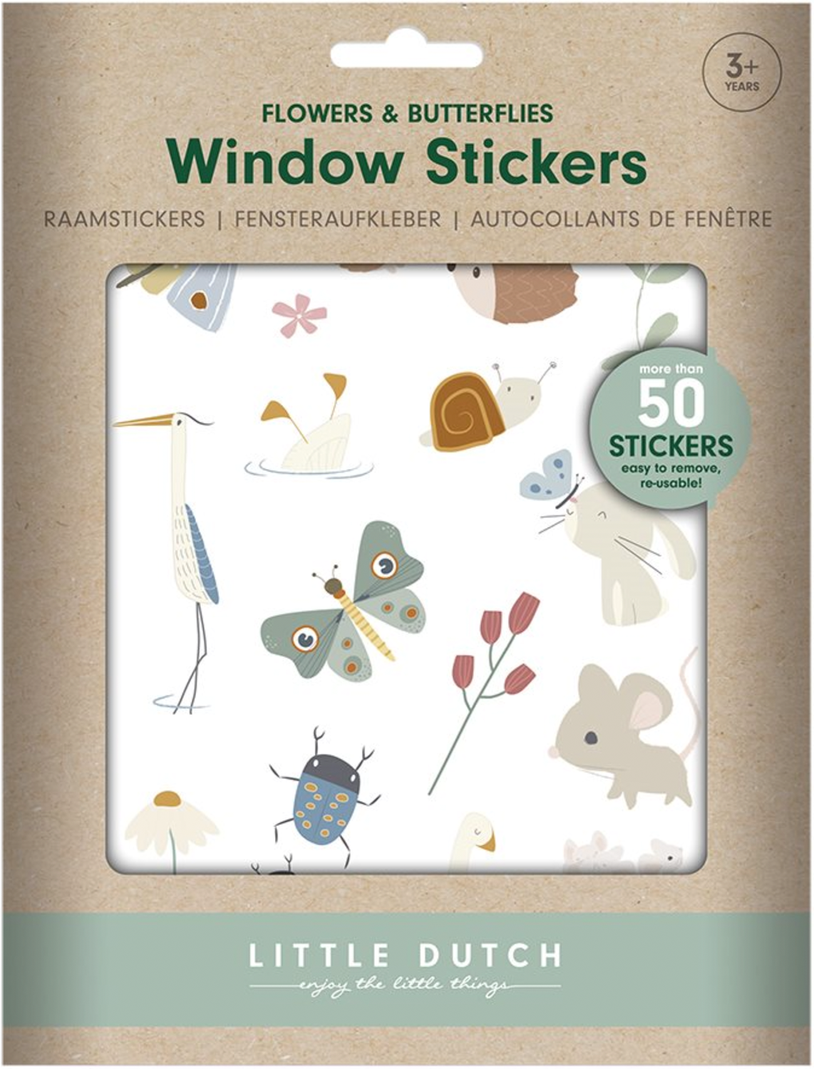 Fensteraufkleber / Sticker Flowers & Butterflies