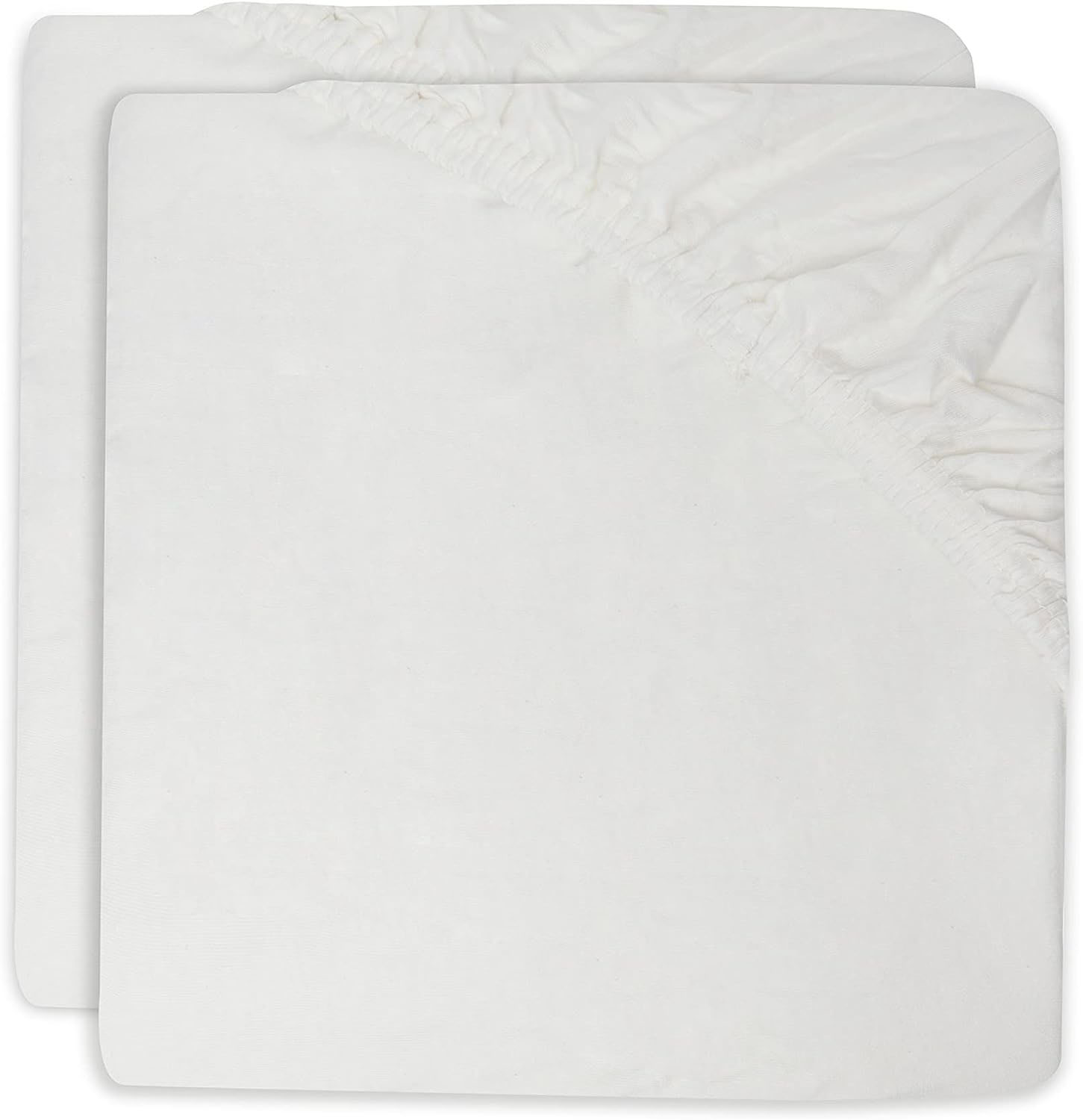 Spannbettlaken für Wiege 2er Set - Jersey ivory (40x80 cm) Spannbettlaken für Wiege 2er Set - Jersey ivory (40x80 cm)
