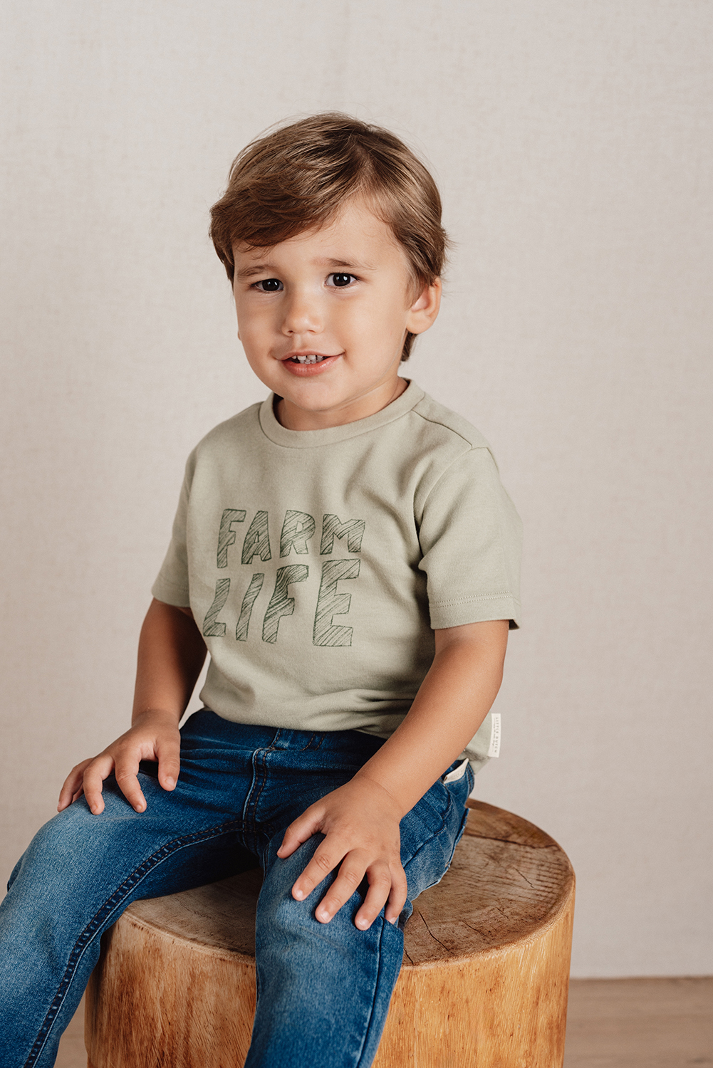 T-Shirt - Little Farm grün (Gr. 104)