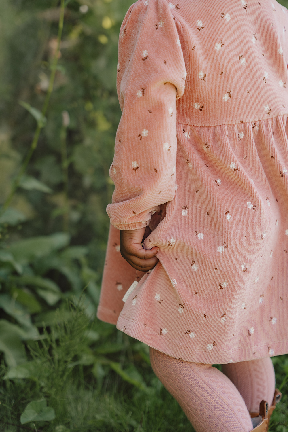 Kleid langärmlig Flowers - Little Farm warm rose (Gr. 104)