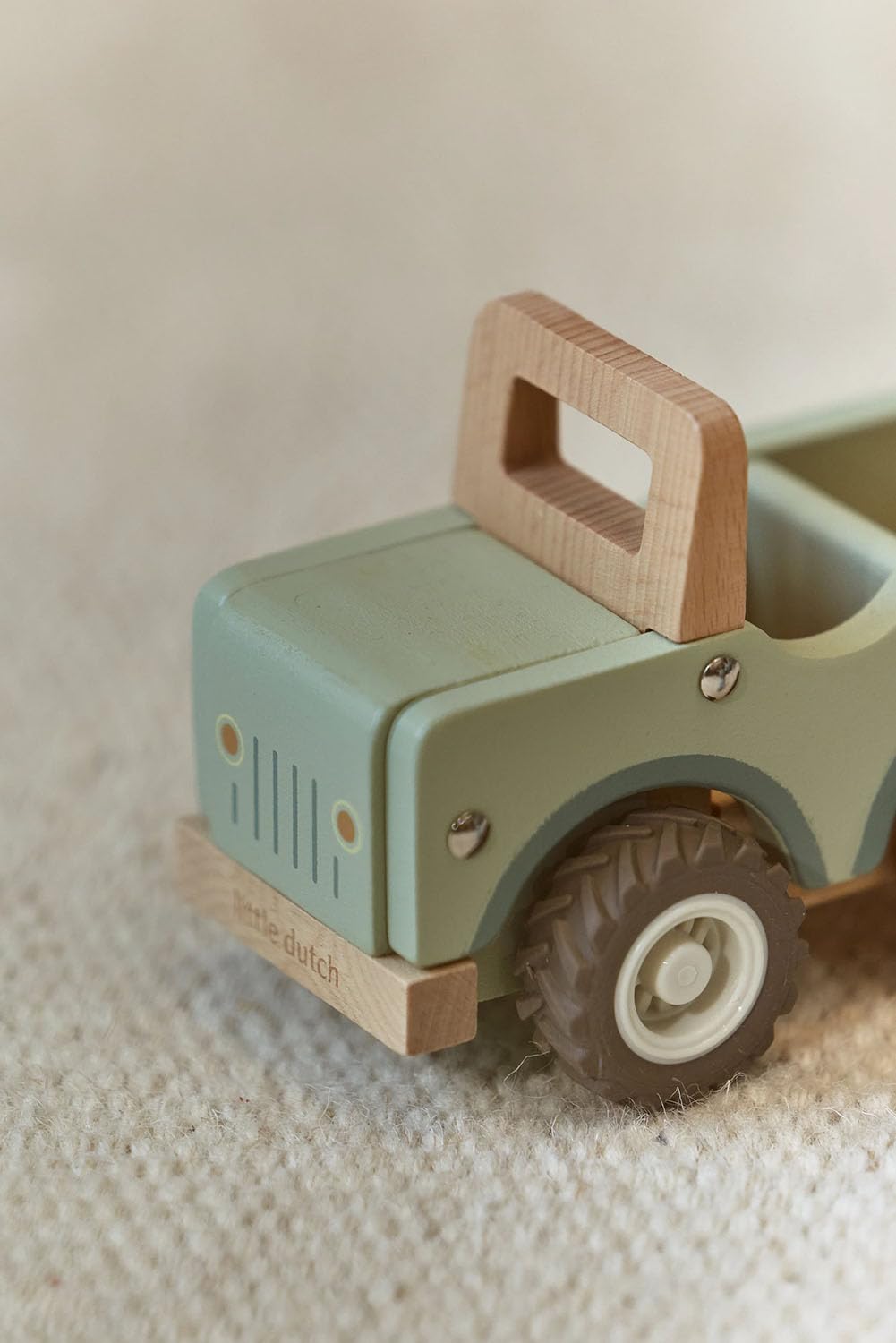 Holz Auto Safariauto - Safari Friends grün