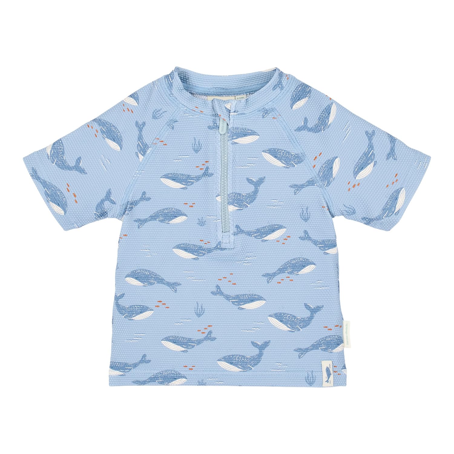 Schwimmshirt kurzarm - Ocean Splash blau (Gr. 62/68)