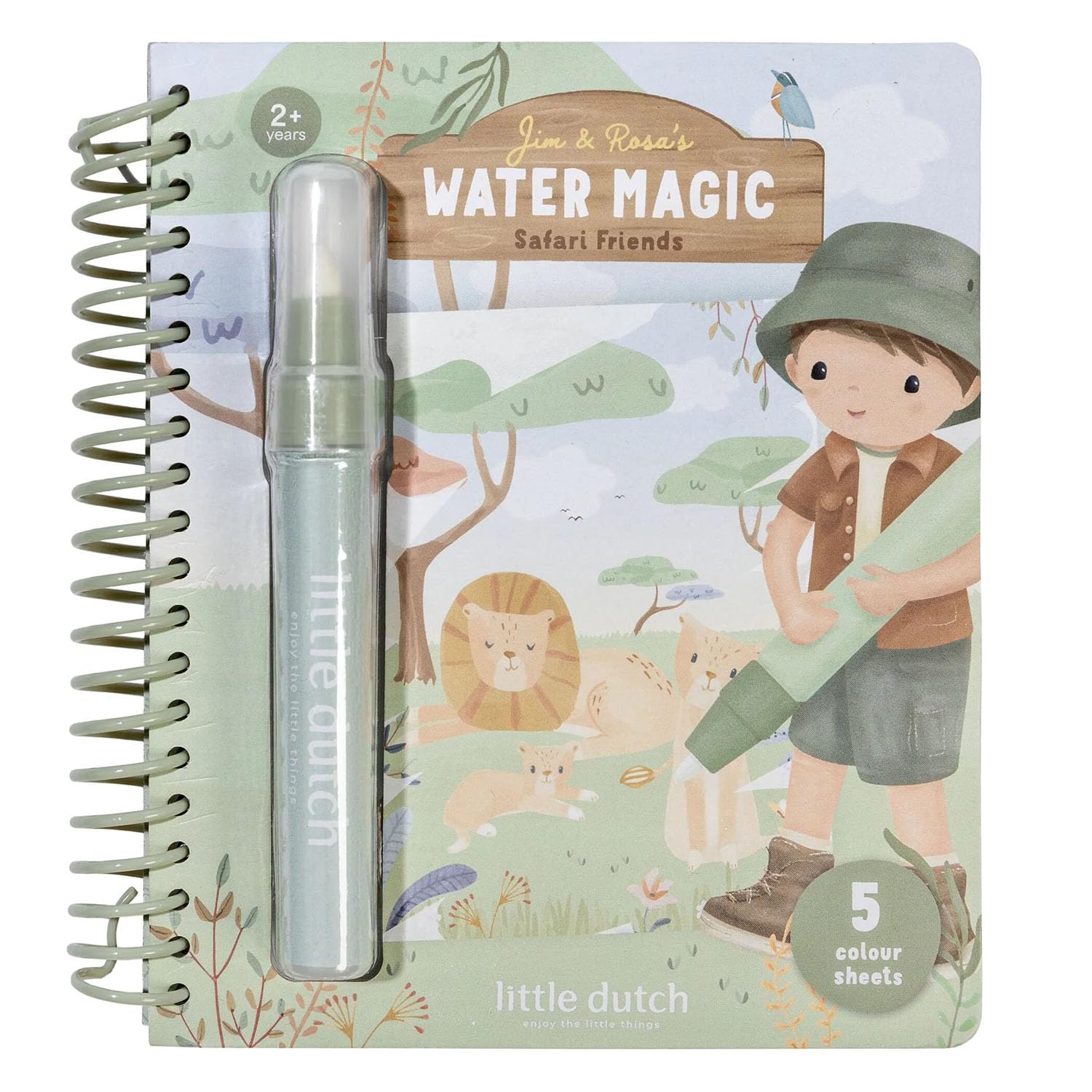 Buch Water Magic - Safari Friends grün