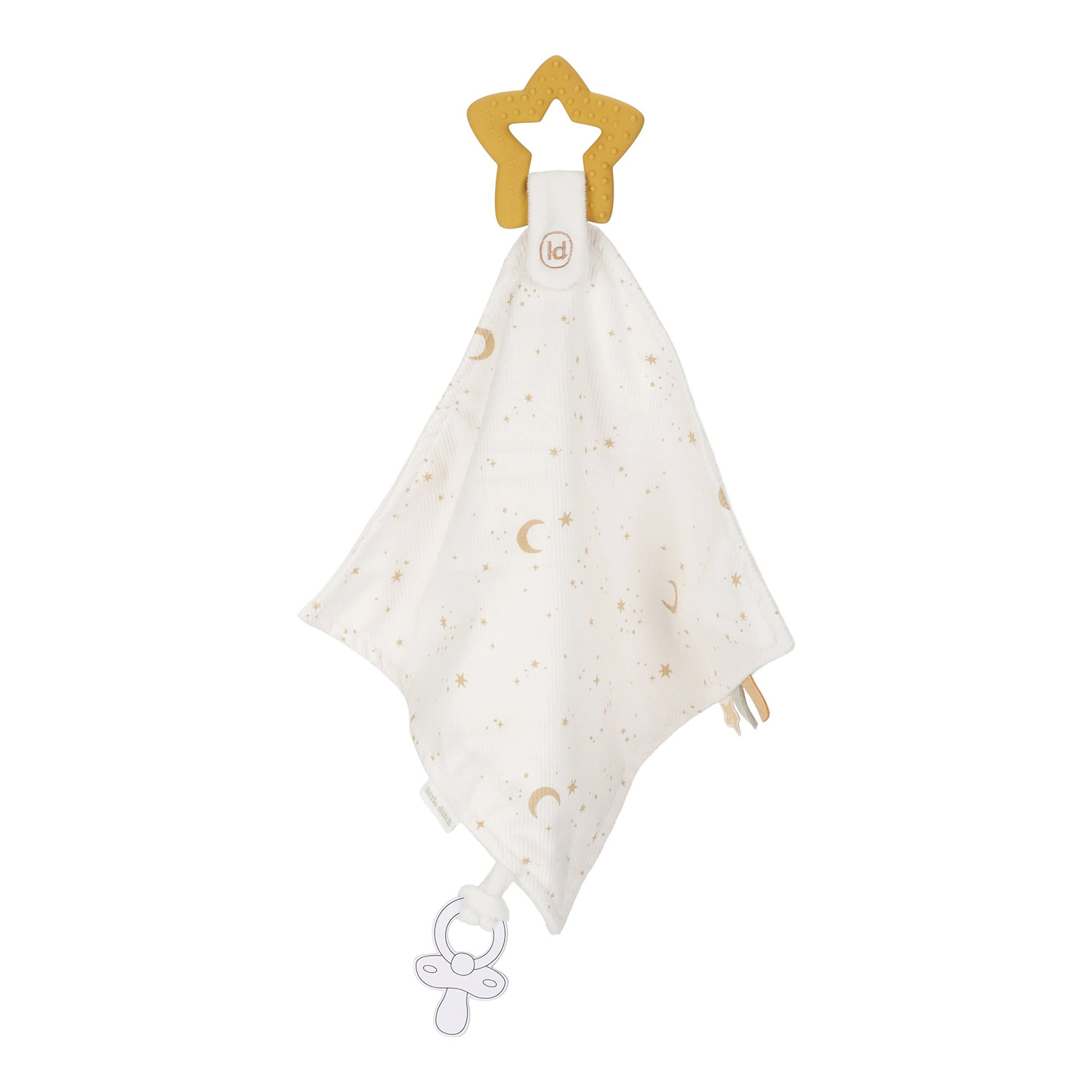 Kuscheltuch Schnullertuch mit Beißring - Newborn Naturals