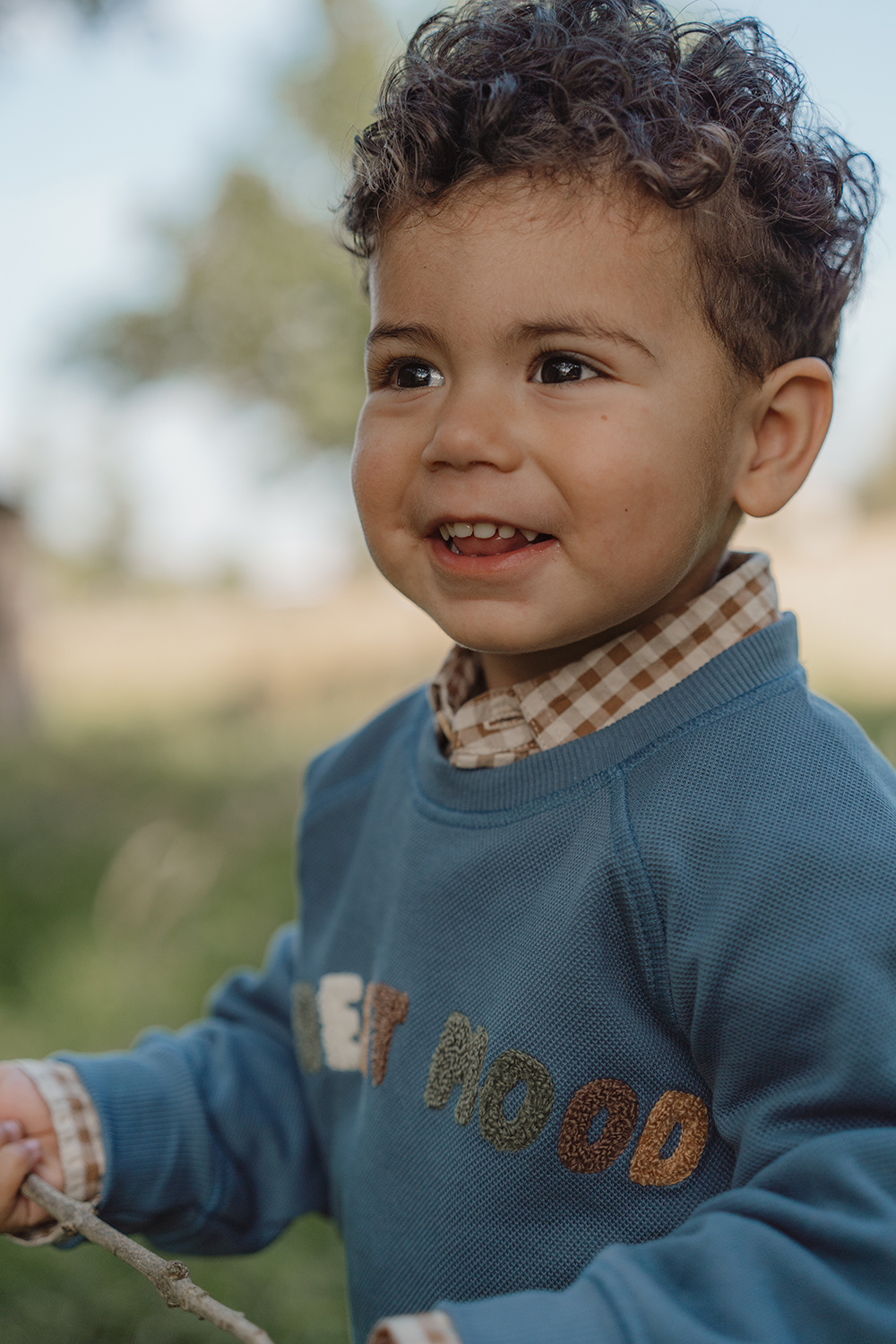 Long Sleeve Shirt / Pullover - Little Farm dunkelblau (Gr. 80)
