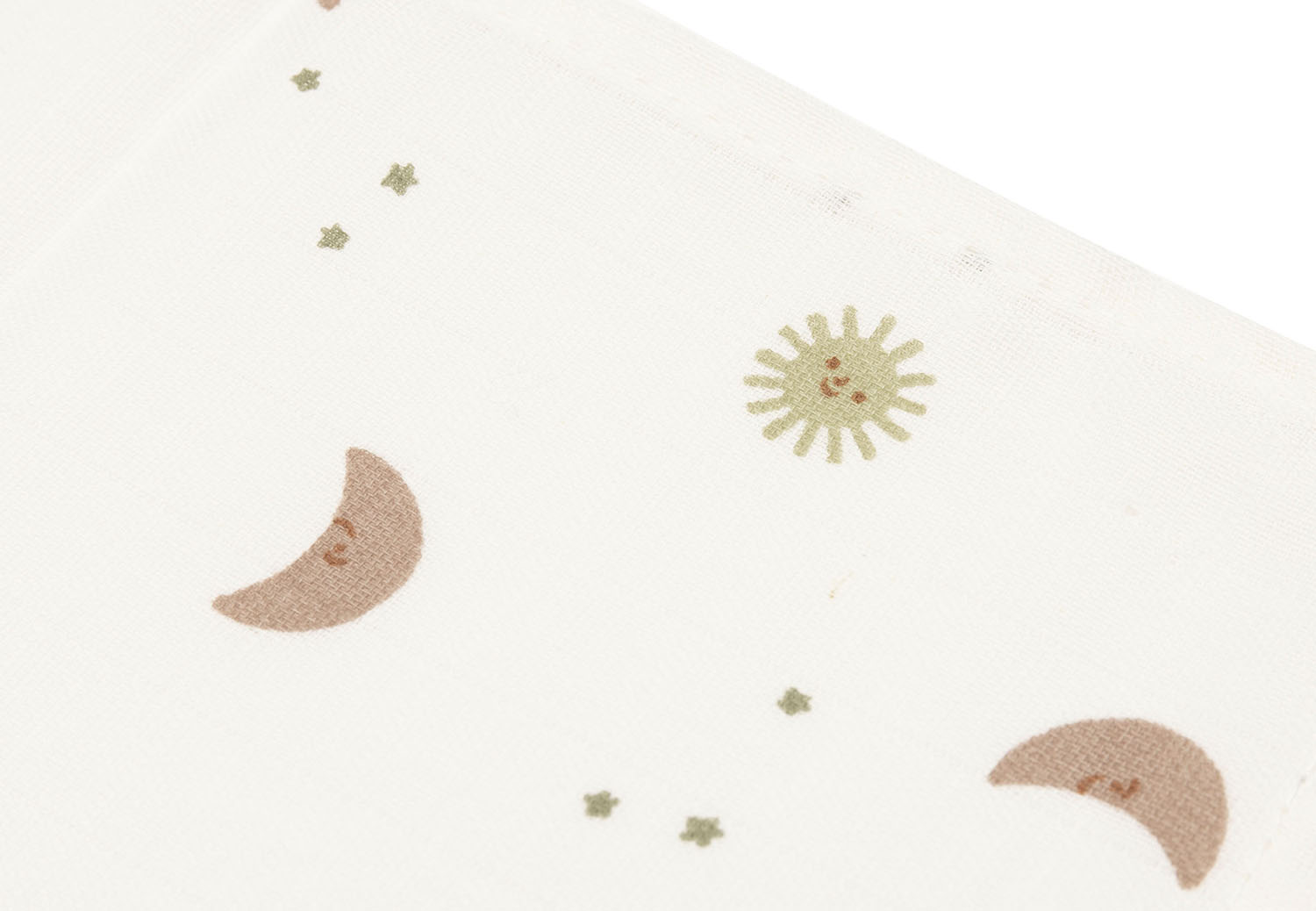 Spucktücher Mundtücher Musselin 3er Set - Over The Moon (31x31cm)