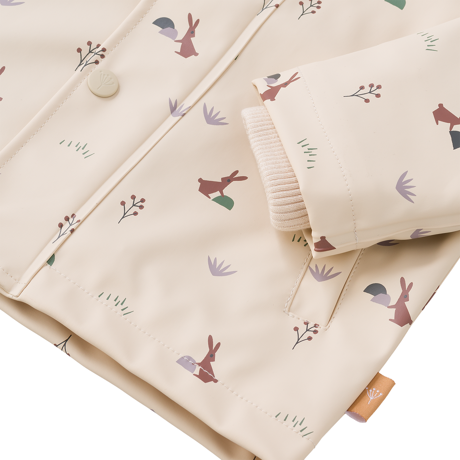 Regenjacke - Hase sand (Gr. 92)