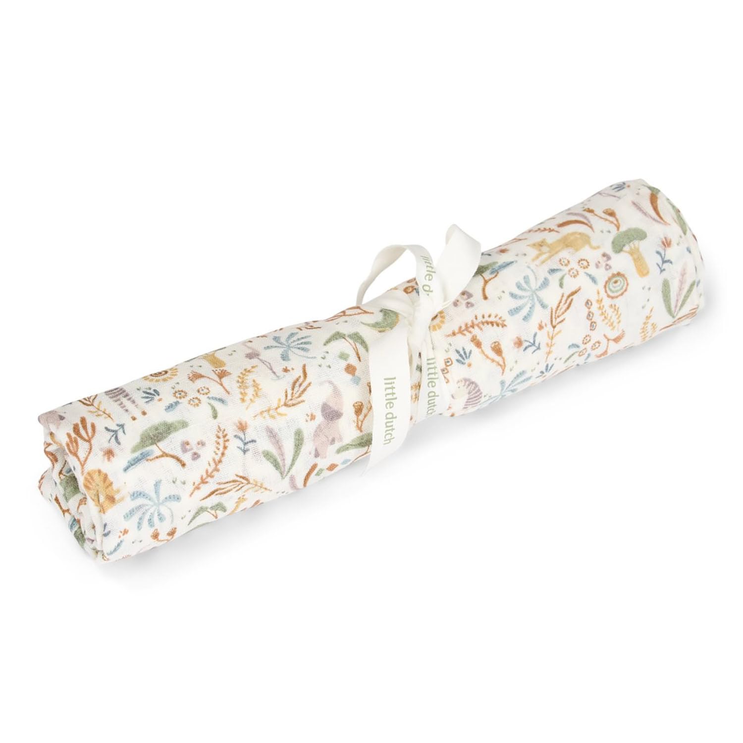Musselin Swaddle Tuch / Pucktuch Safari Wonders - Safari Friends (120x120 cm)