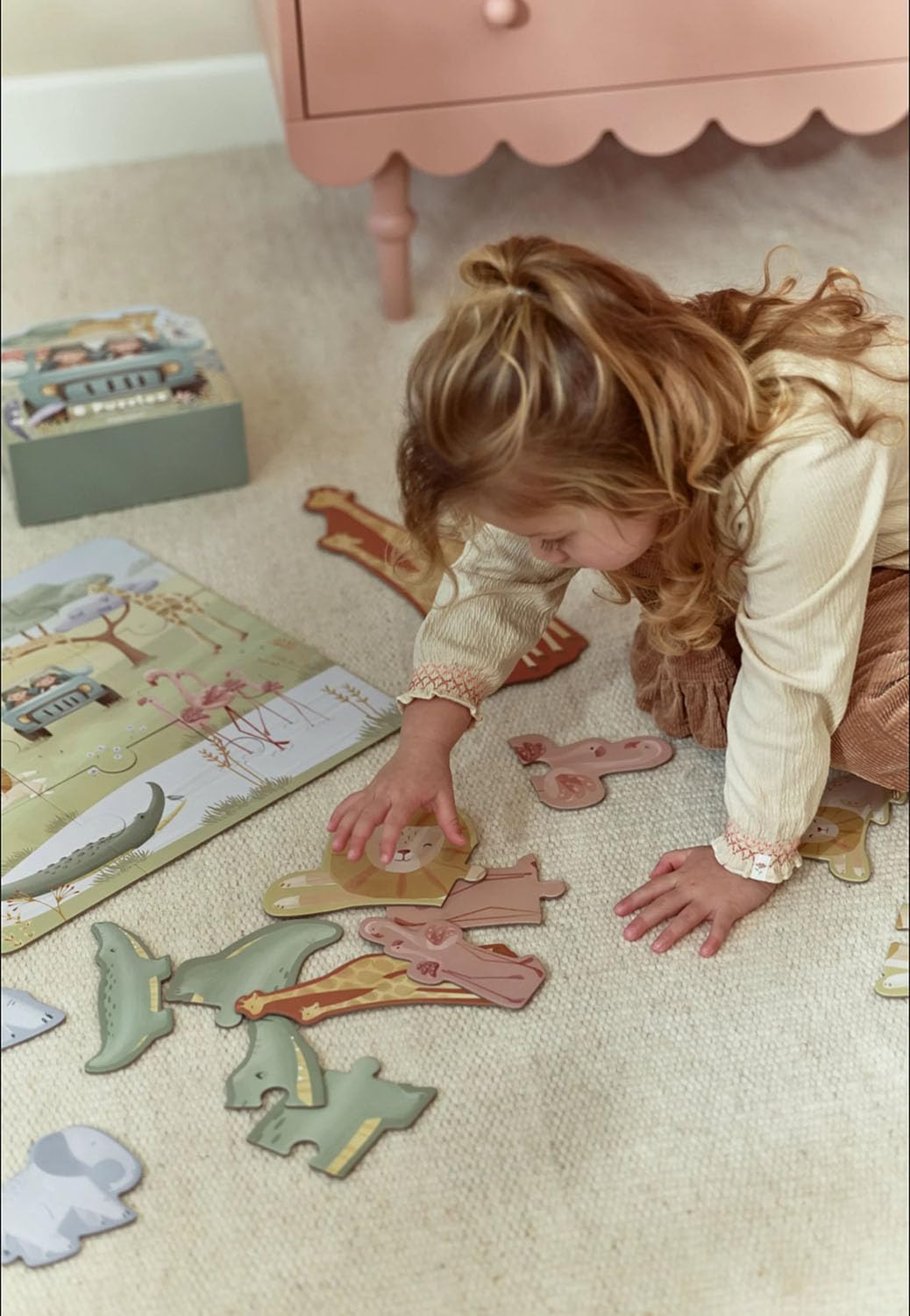Puzzle 6in1 - Safari Friends