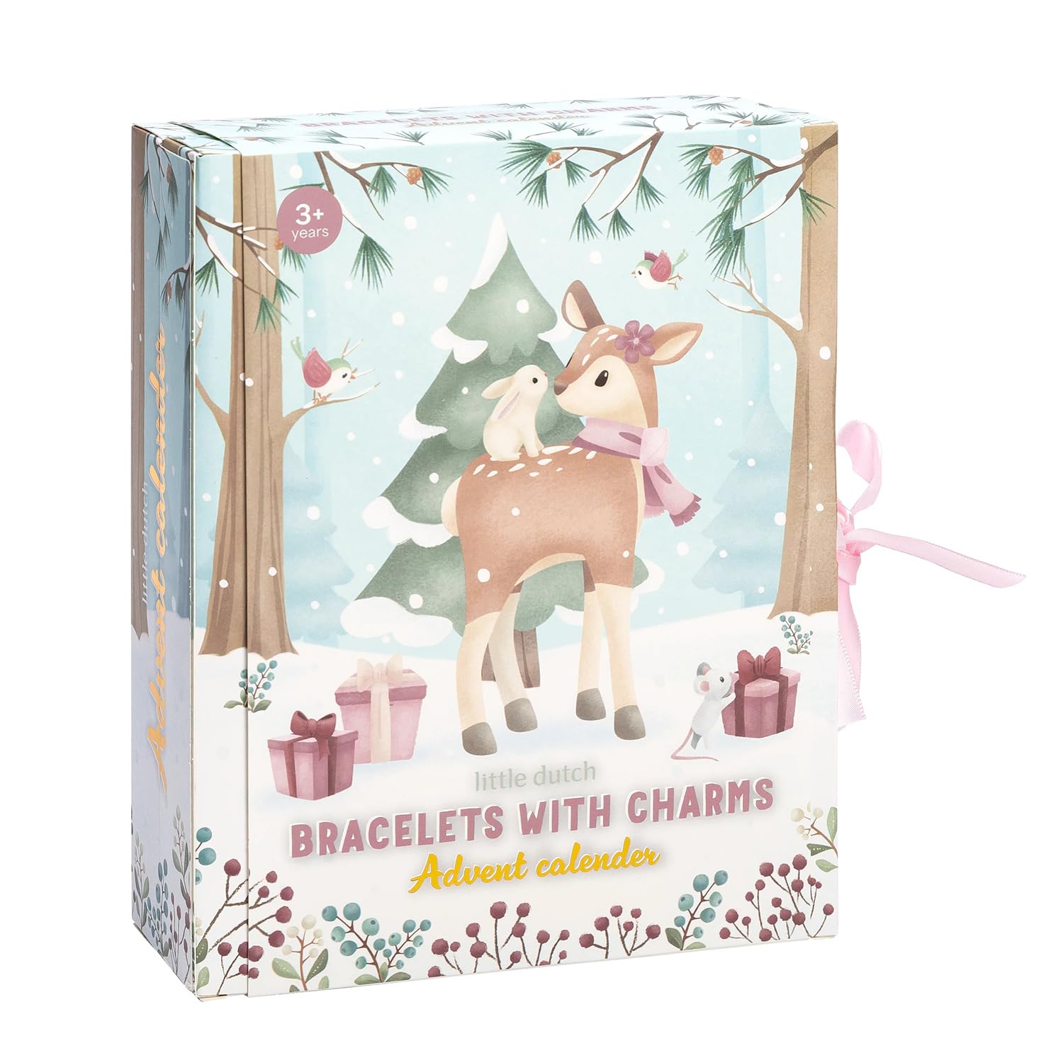Adventskalender Armband Bastelset - Fairy Garden rosa