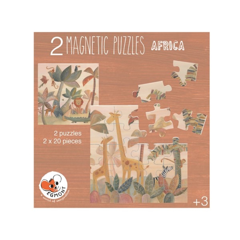 Magnet-Puzzle Dschungel Afrika