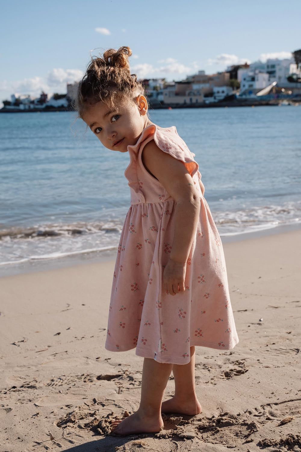 Kleid ärmellos mit Rüschen - Dreamy Pink rosa (Gr. 74/80)