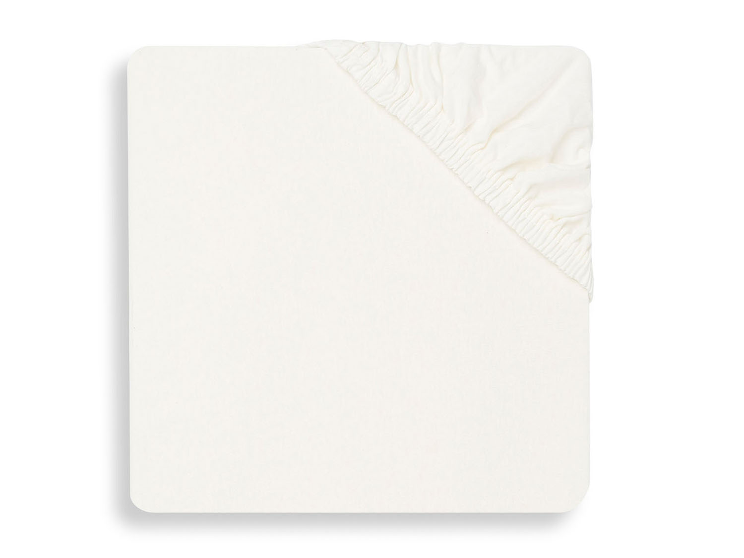 Spannbettlaken für Babybett - Jersey ivory (60x120 cm)
