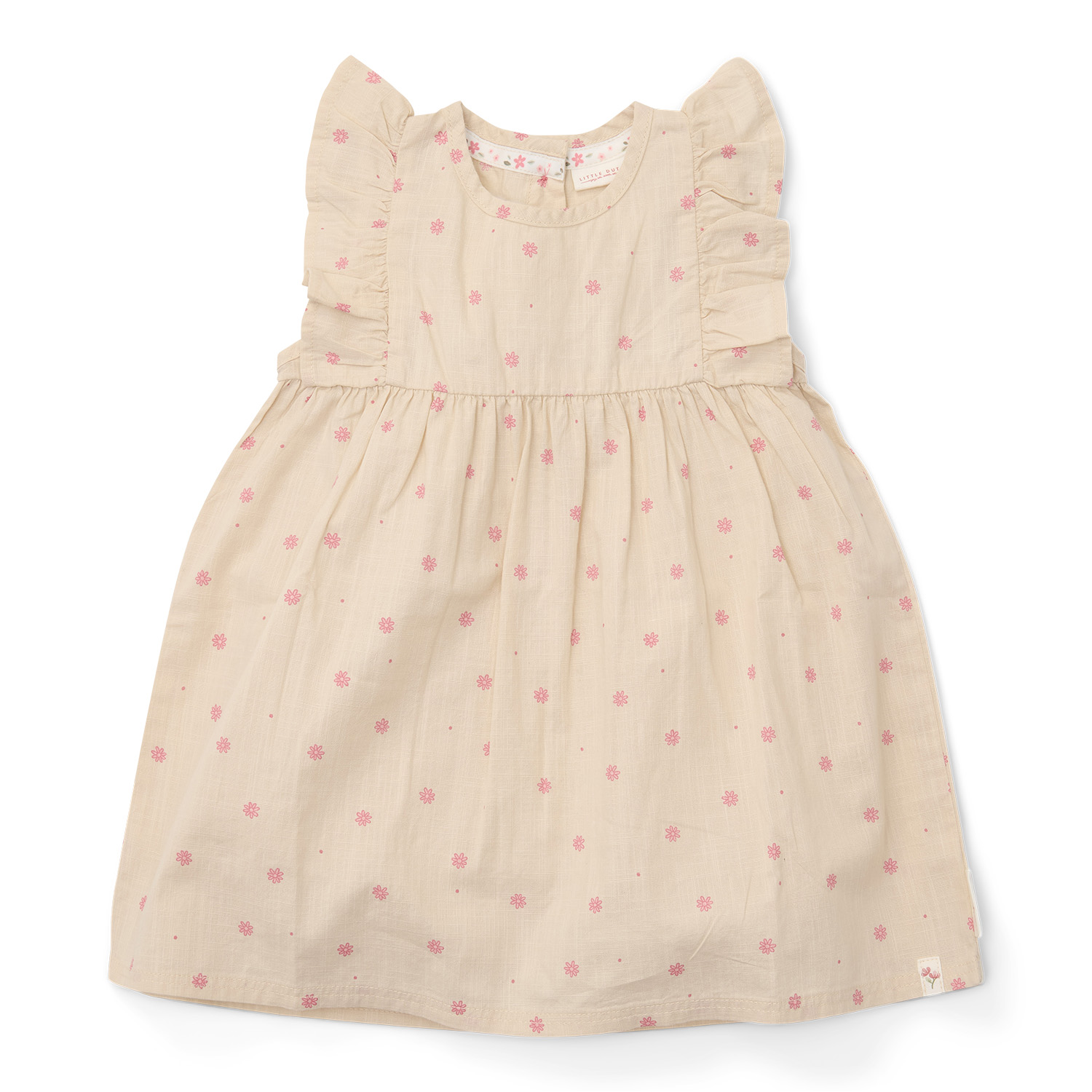 Kleid ärmellos mit Rüschen - Fairy Garden sand (Gr. 74) Kleid ärmellos mit Rüschen - Fairy Garden sand (Gr. 74)