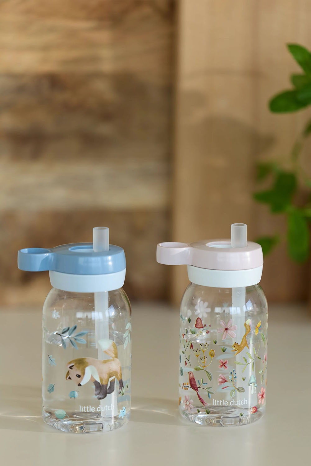 Trinkflasche mit Trinkhalm Campus - Forest Friends 450 ml