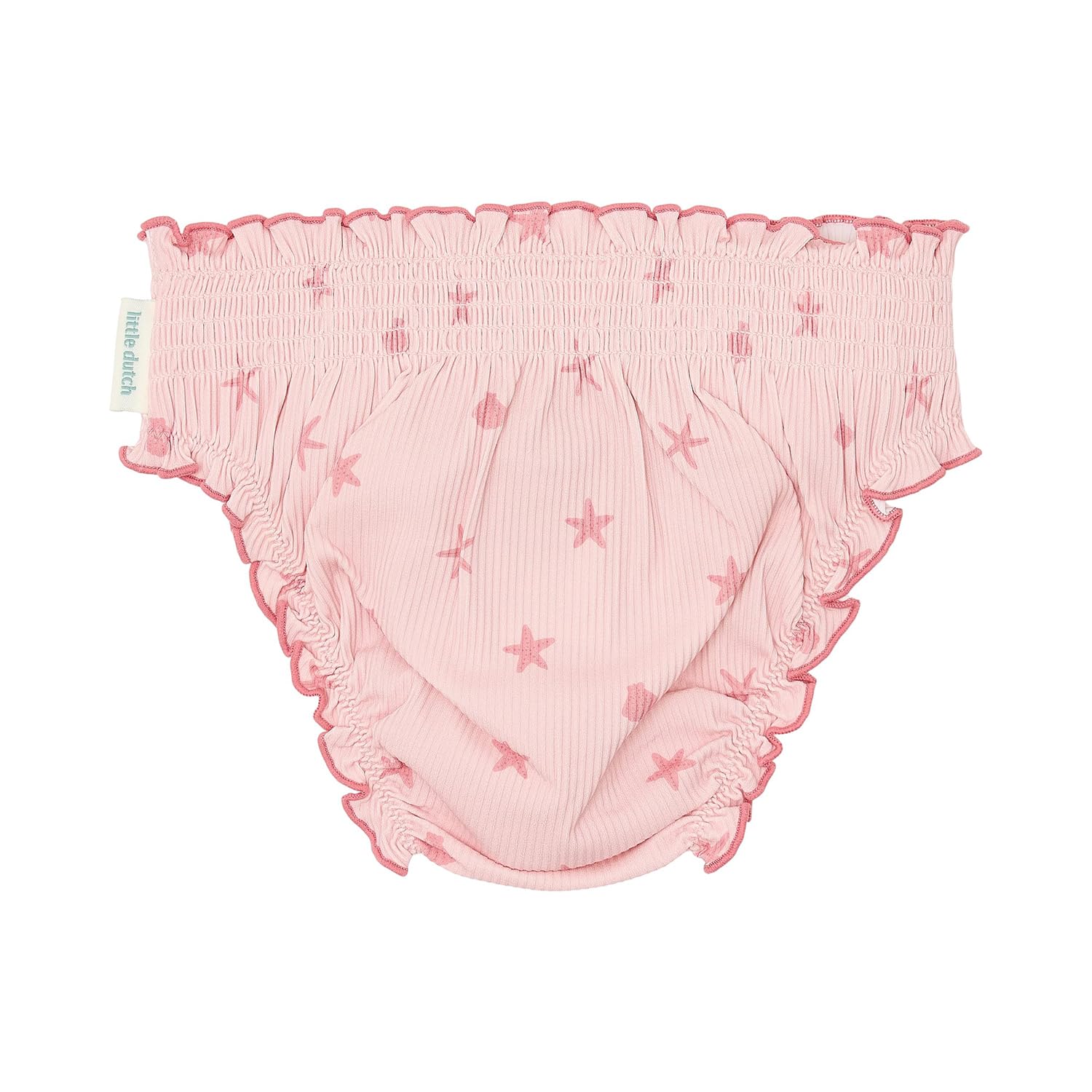 Badehose mit Rüschen - Dreamy Seashells rosa (Gr. 74/80)