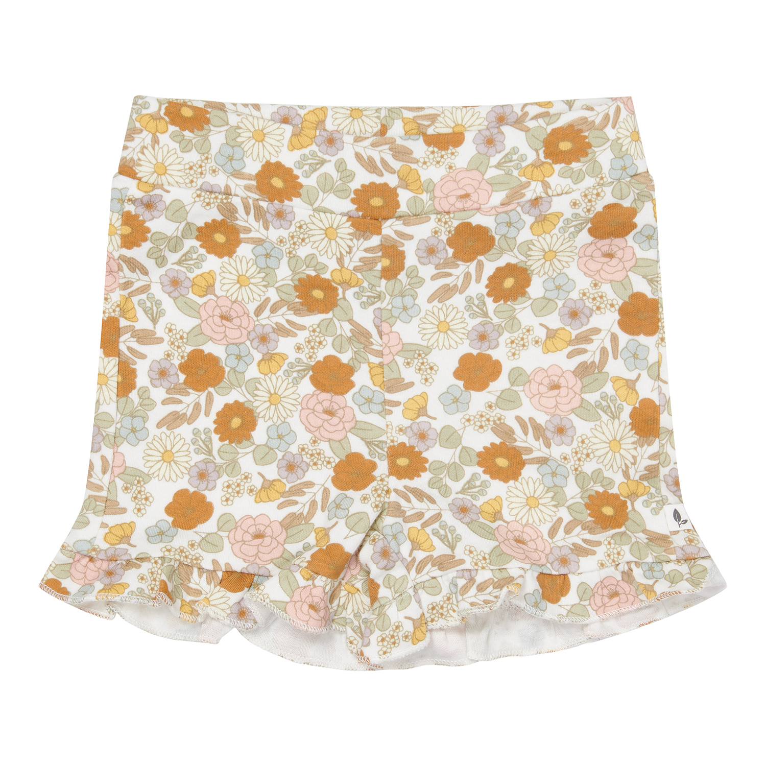 Kurze Hose / Shorts mit Rüschen Vintage Little Flowers (Gr. 68)