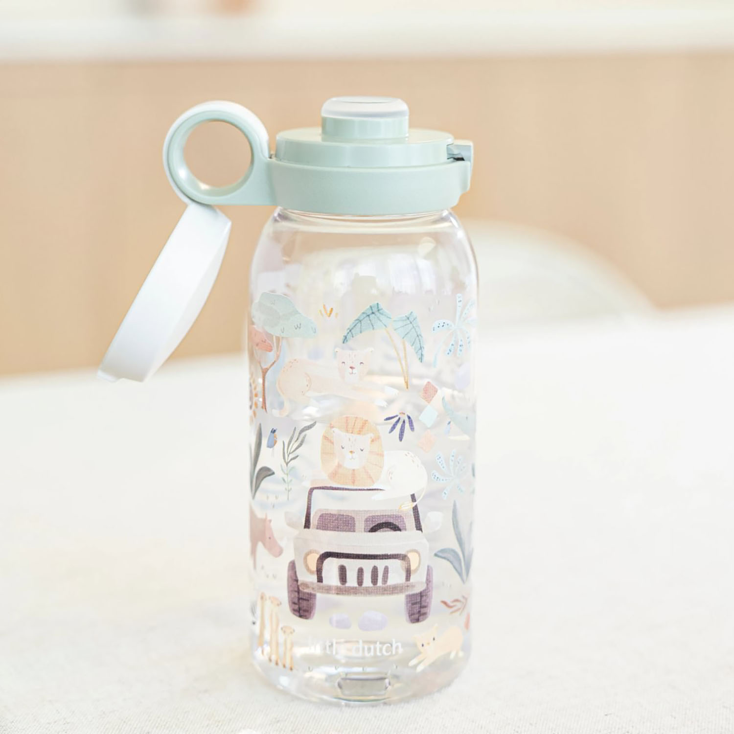 Trinkflasche mit Klappdeckel Campus - Safari Friends 600 ml