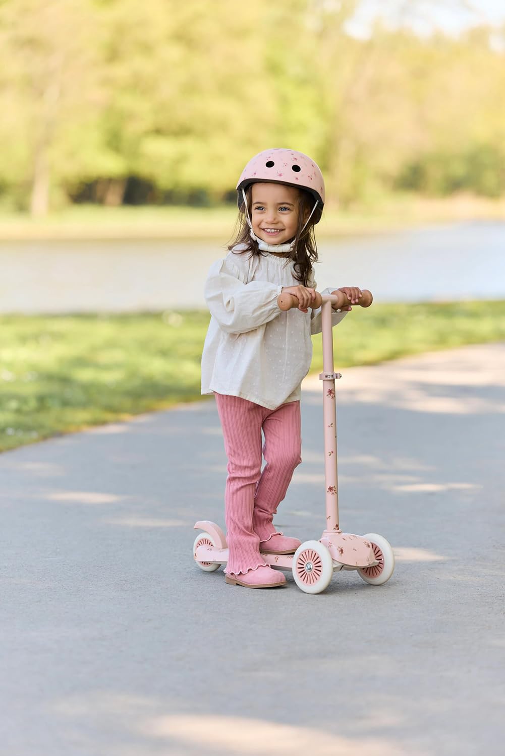 Kinderroller / Tretroller - Fairy Floral pink