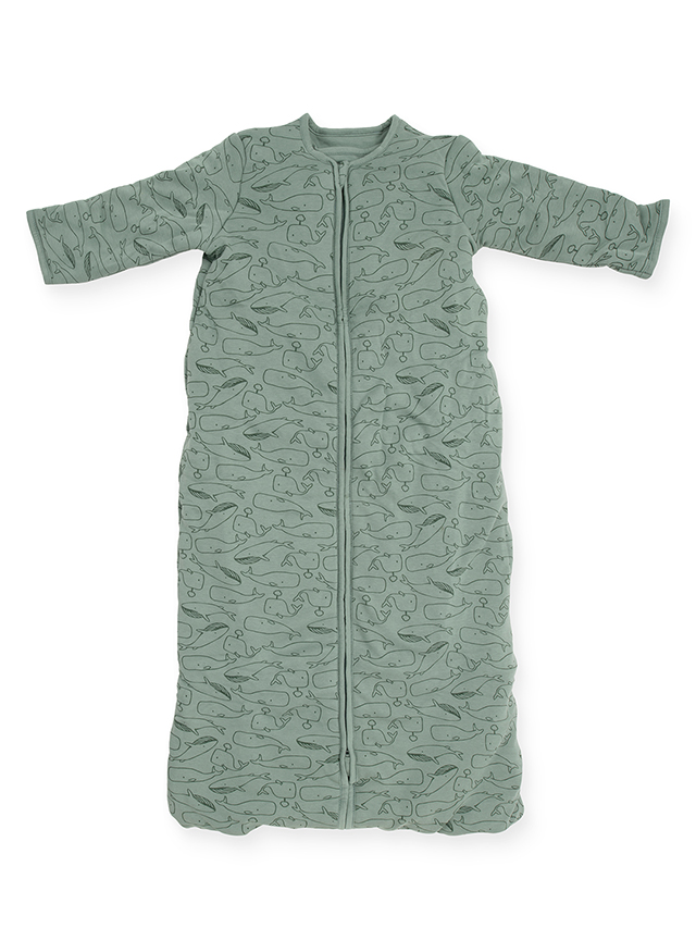 Schlafsack 4 Jahreszeiten Walfische stonegreen (Gr. 110 cm)