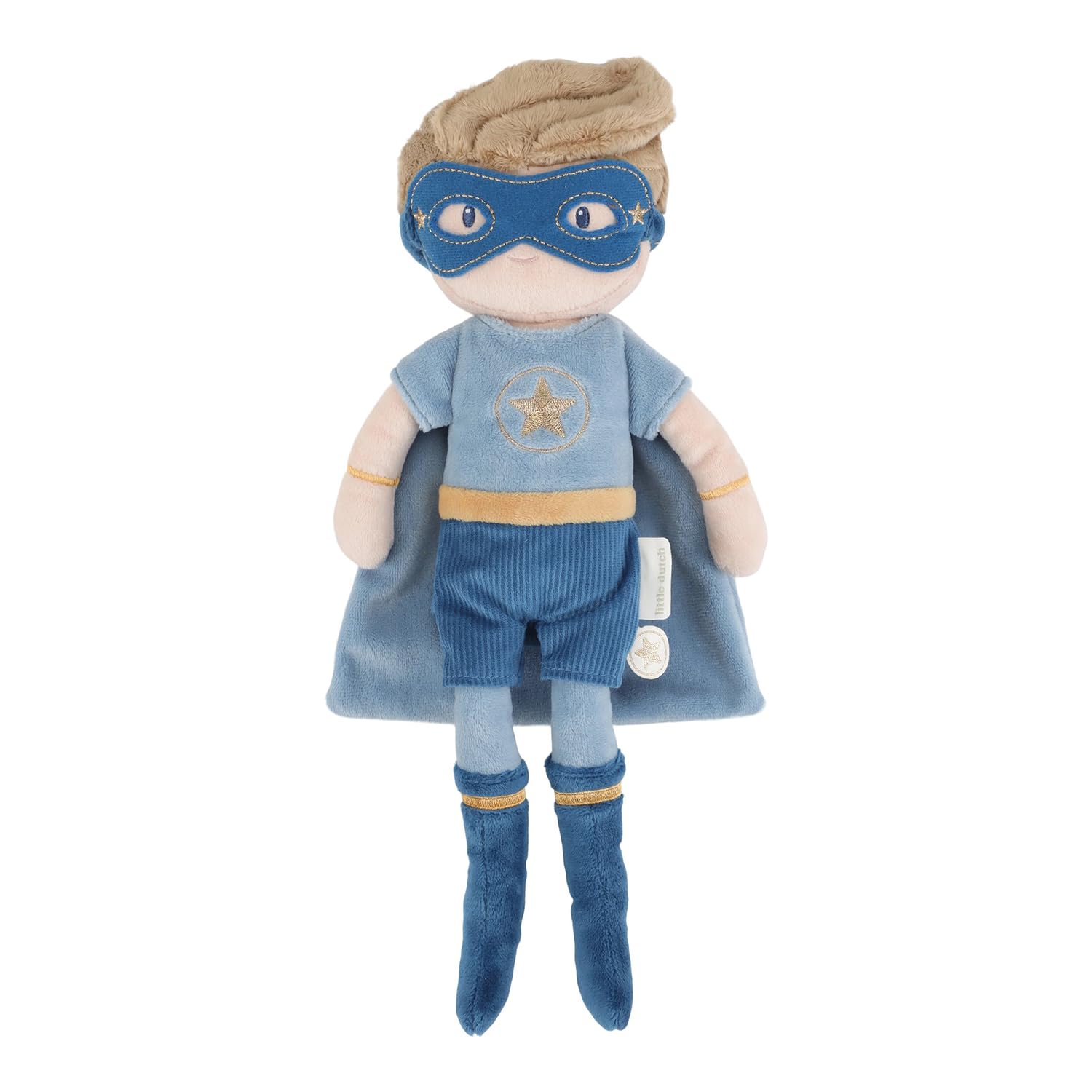 Stoffpuppe Superheld Jim - Essentials blau (35 cm)