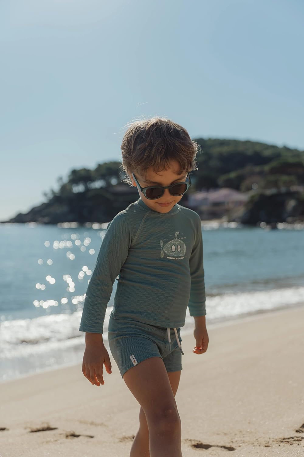 Schwimmshirt langarm - Ocean Green grün (Gr. 62/68)