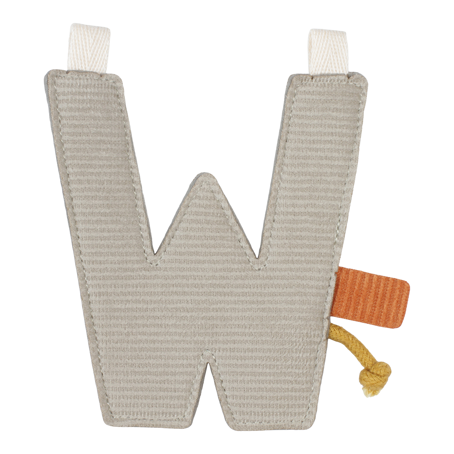Anhänger Stoffbuchstabe "W" Anhänger Stoffbuchstabe "W"