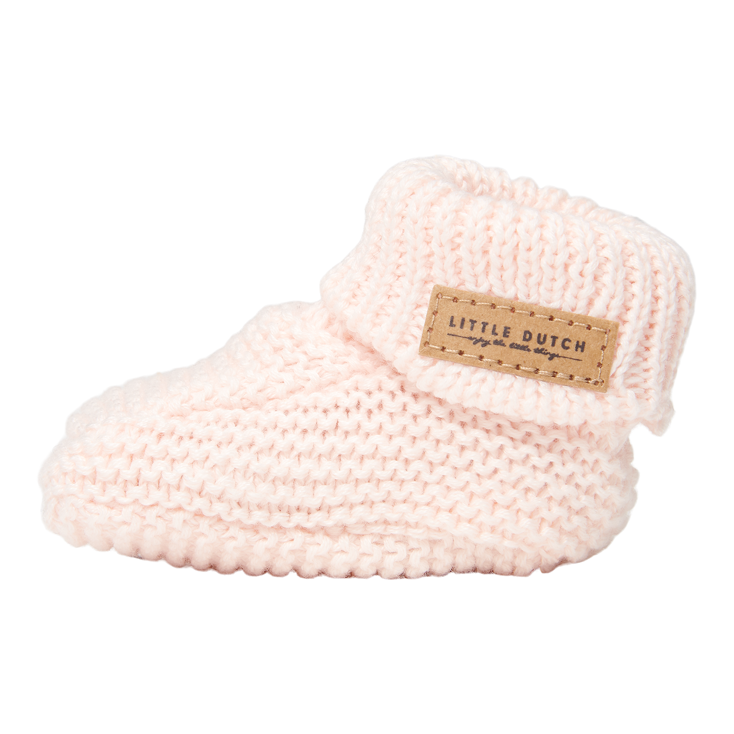 Babyschuhe Strick rosa (Gr. 1 / 0-6 Monate)