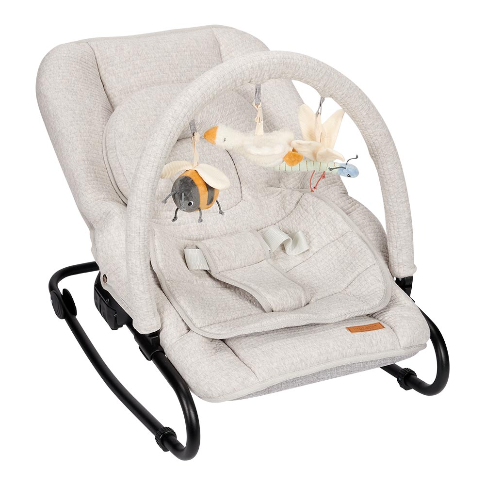 Kinderwippe Babywippe Pure grau 