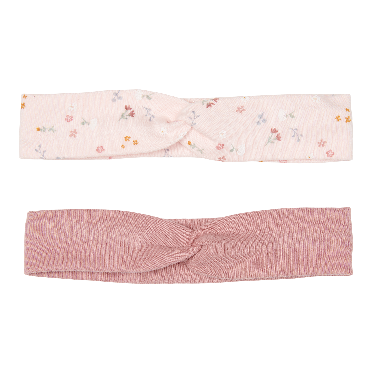 Babyhaarband 2er Set Little pink Flowers