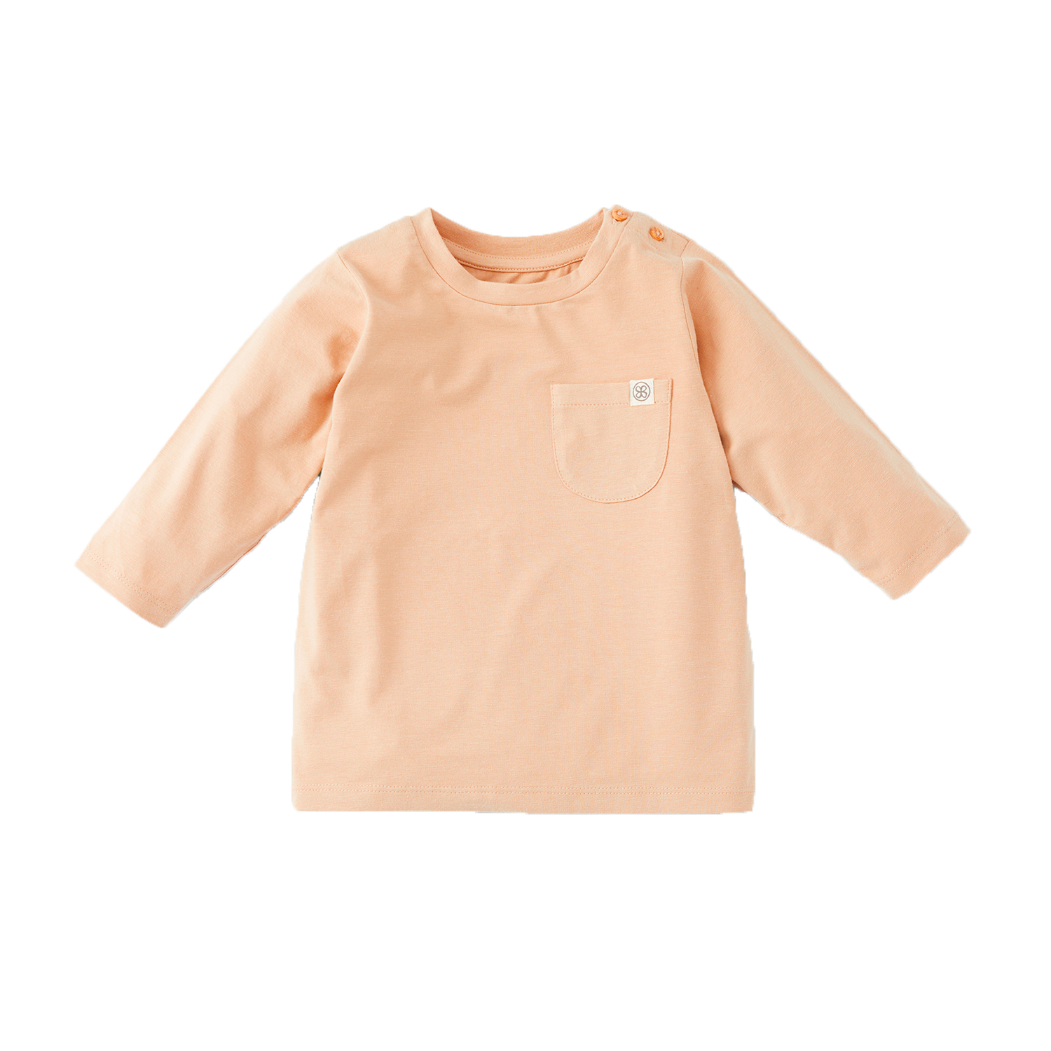 Long Sleeve Shirt / Langarmshirt mit UV-Schutz (UPF 50+) - Peachy Summer / aprikose (Gr. 18-24 Monate)