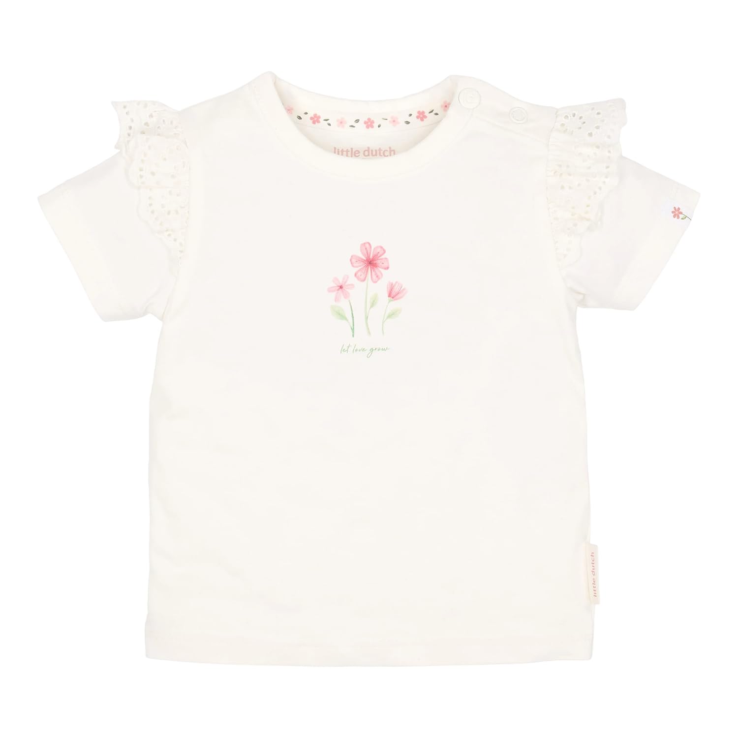 T-Shirt mit Rüschen - Fairy Garden weiß (Gr. 50)
