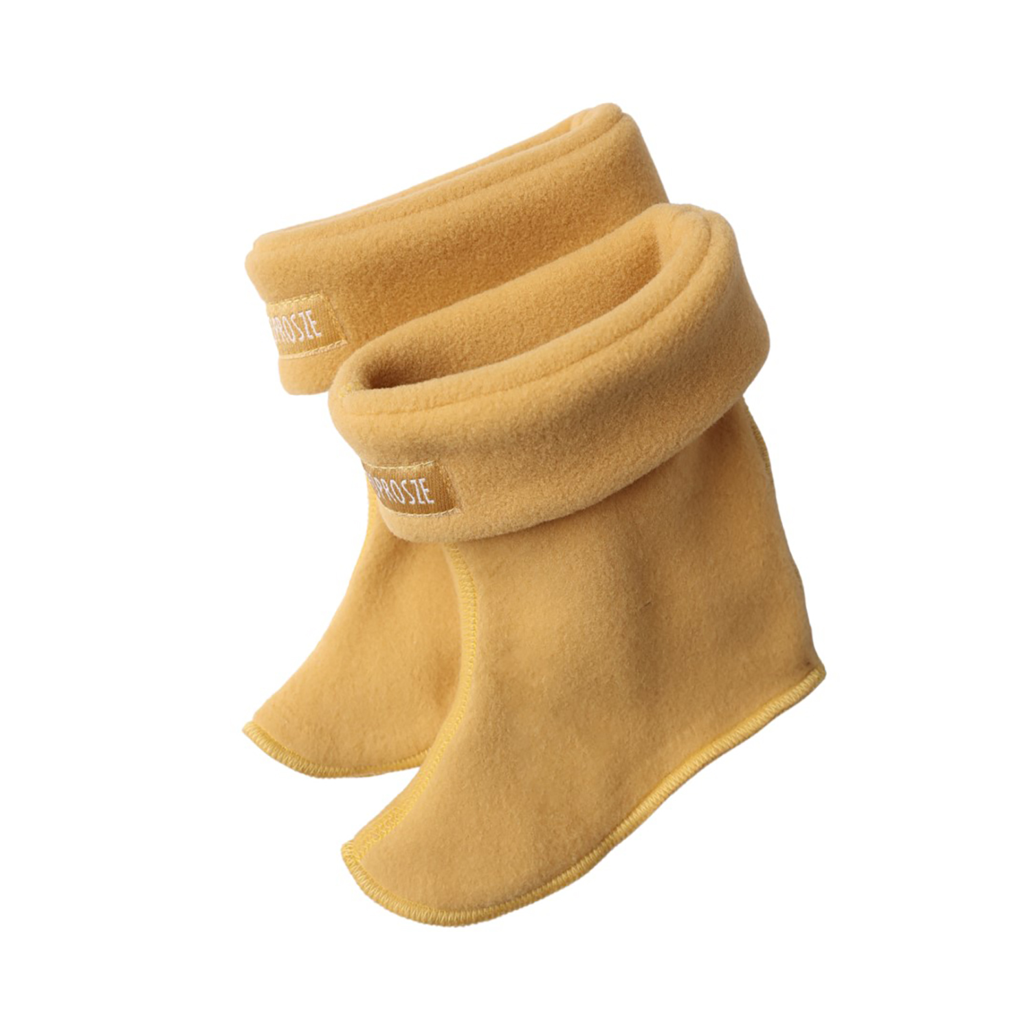 Stiefelsocken / Fleecewärmer ocker (Gr. 19/20) Stiefelsocken / Fleecewärmer ocker (Gr. 19/20)