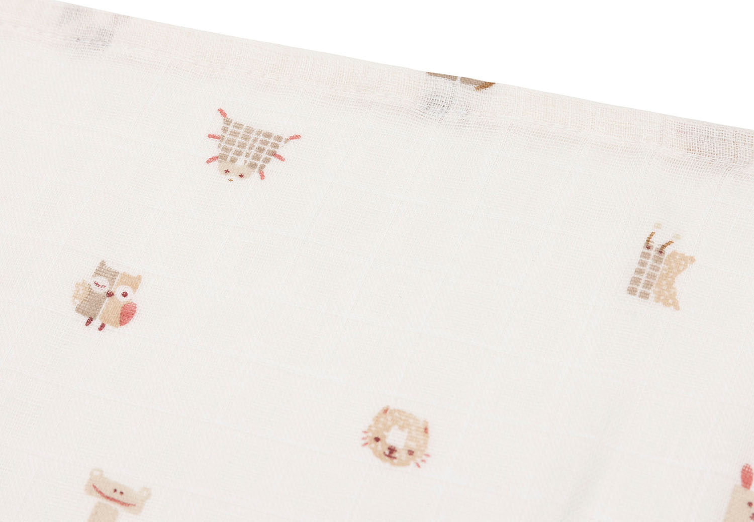 Mulltücher 3er Set - Animal Friends (70x70 cm)