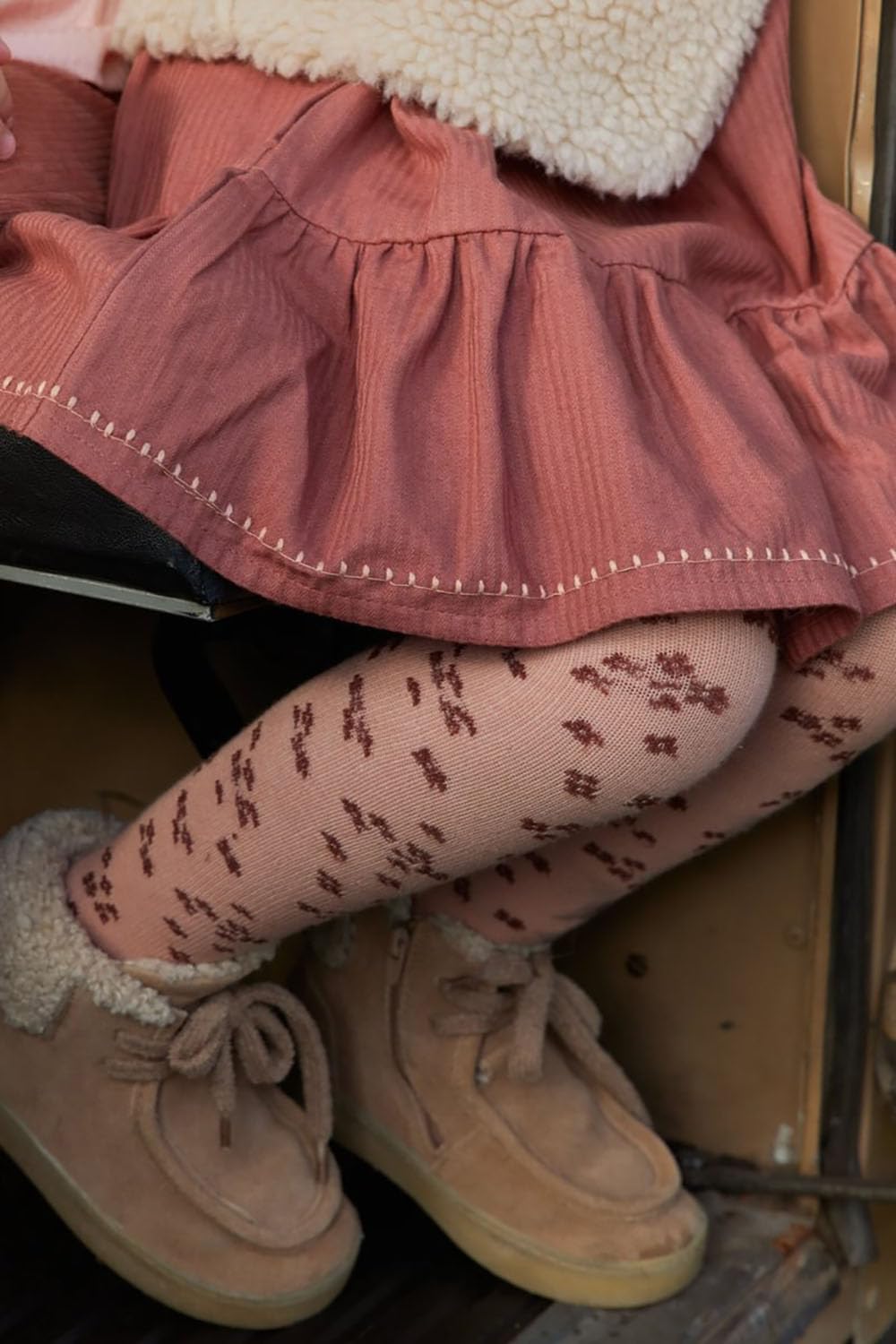 Kleid langärmlig Deep Berry - Safari Friends rosa (Gr. 92)