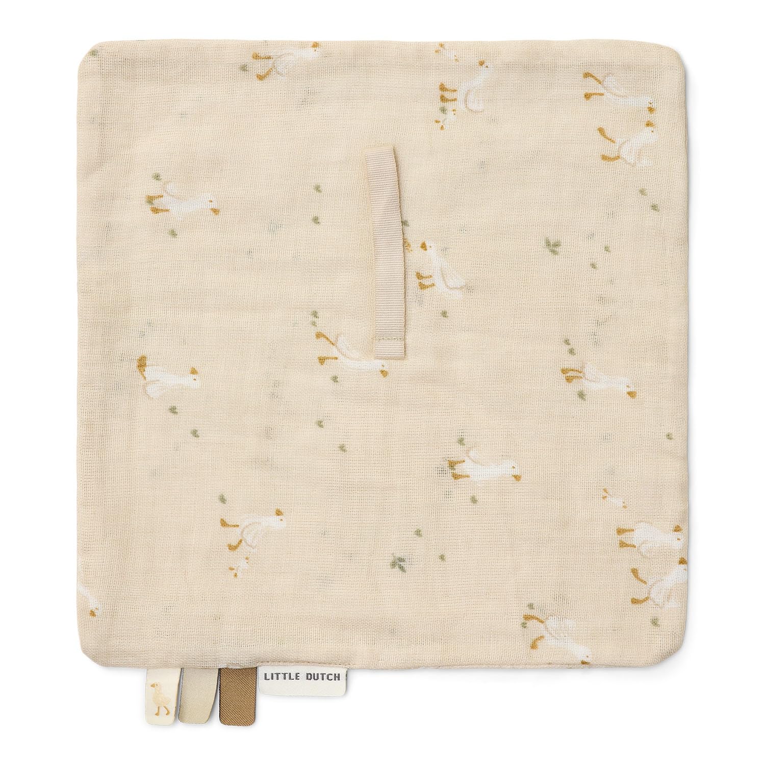 Schmusetuch Schnullertuch Little Goose - Newborn Naturals beige